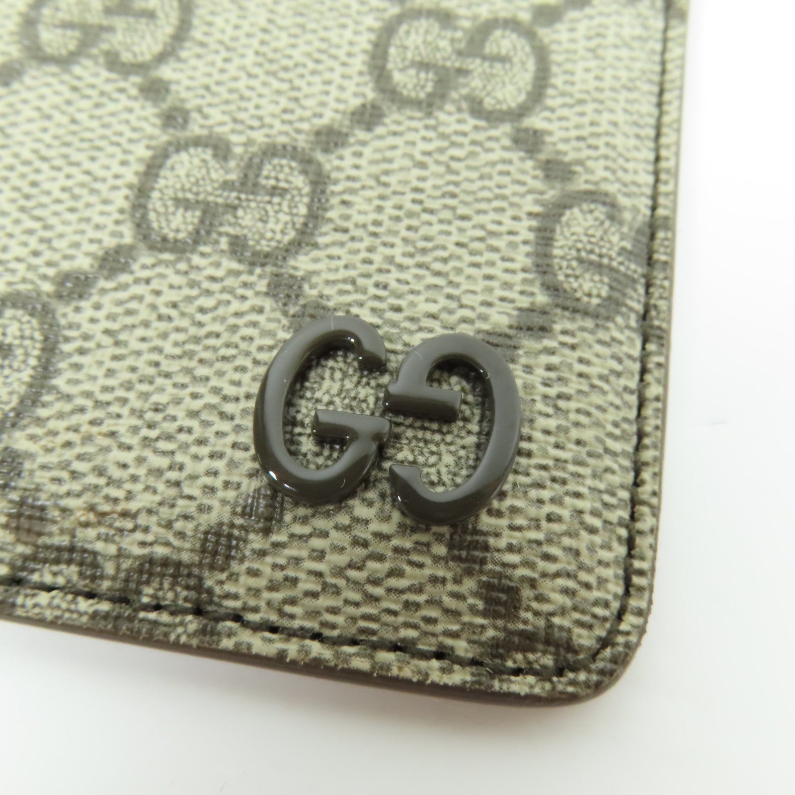 GUCCI GG Bi-color Magnetic Card Case 817197 FACQC 9773 Coated Canvas