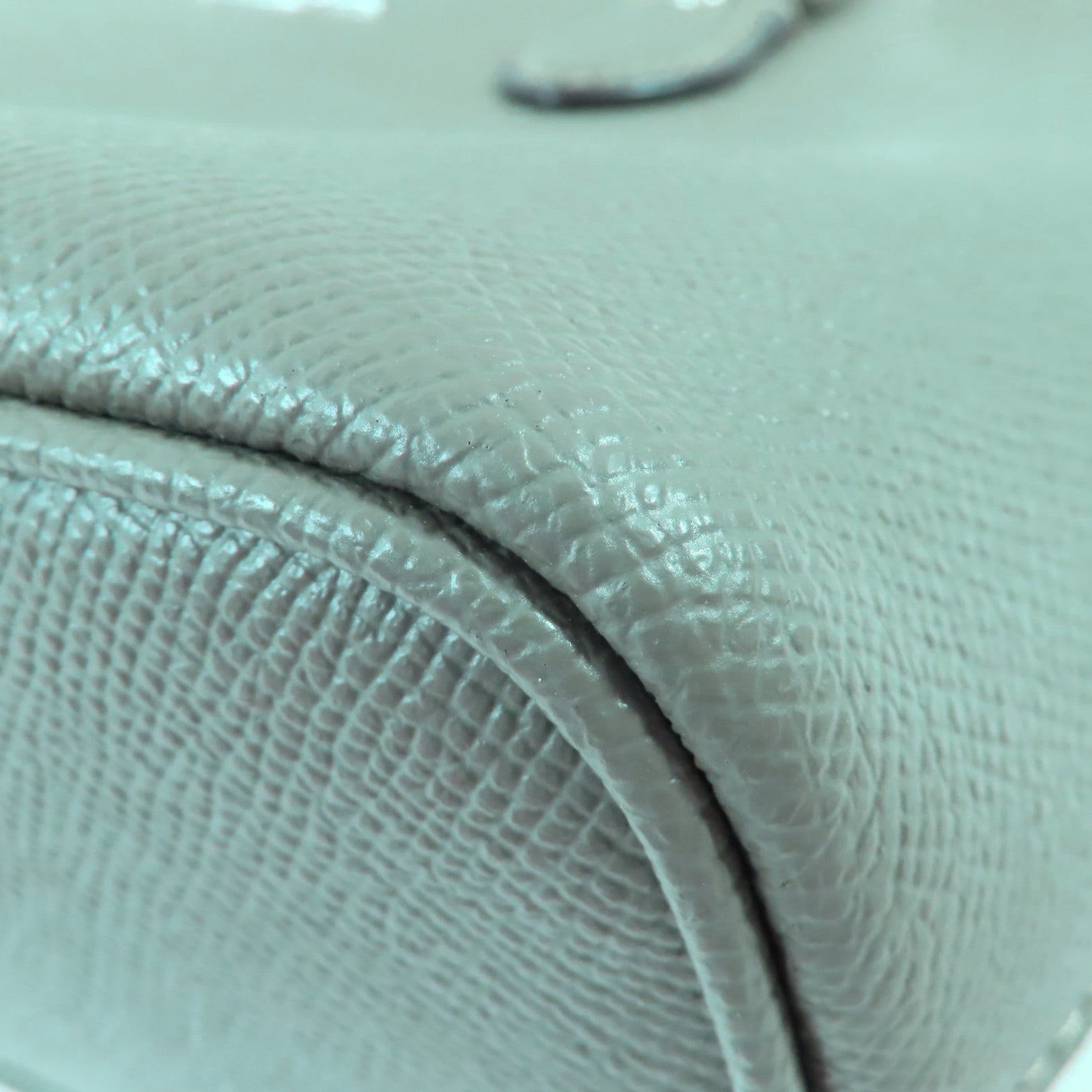 COACH 塗層皮革Mini Gallery Crossbody Bag銀扣手挽肩背袋兩用袋鼠尾草色
