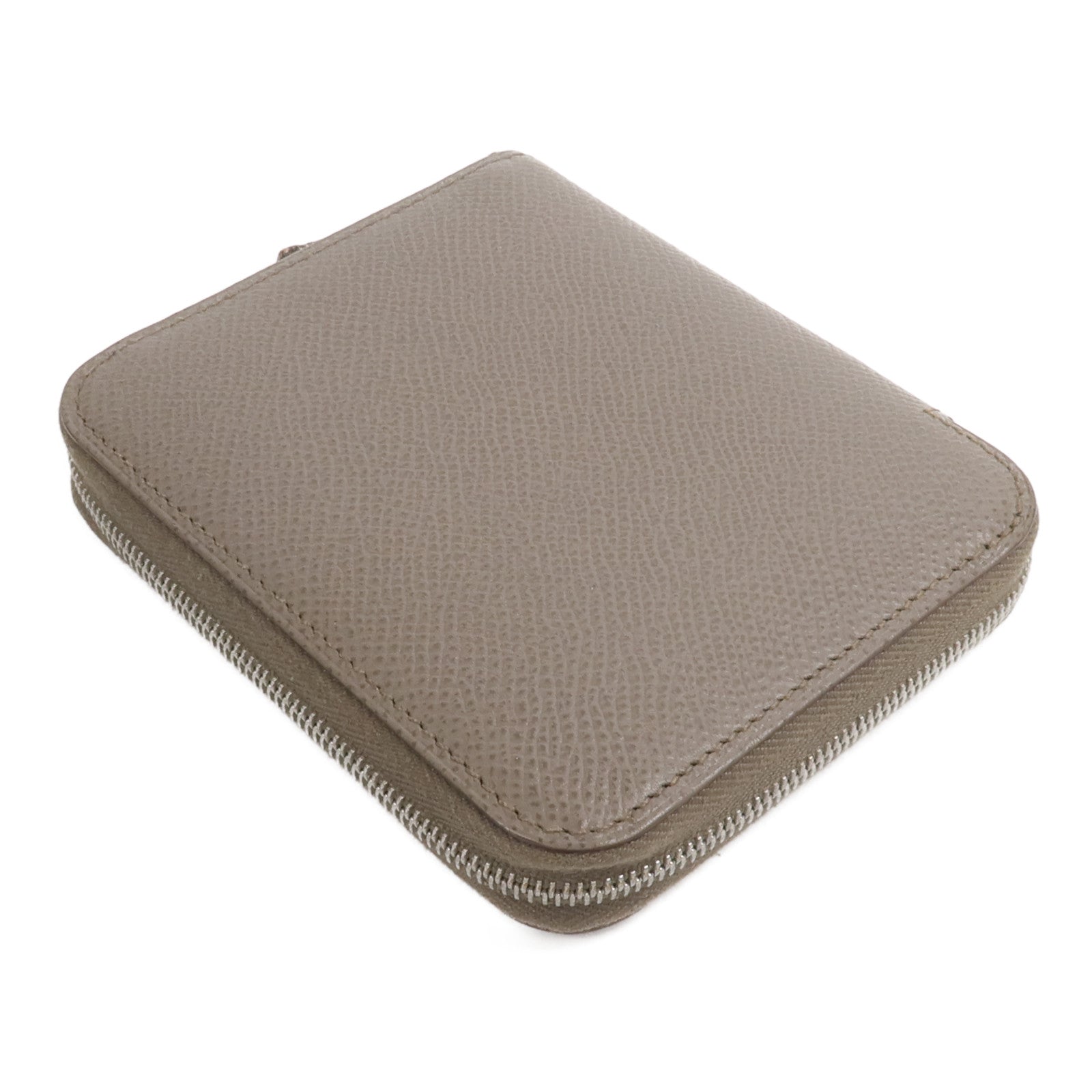 HERMES Epsom皮革Silk In Compact Wallet錢包