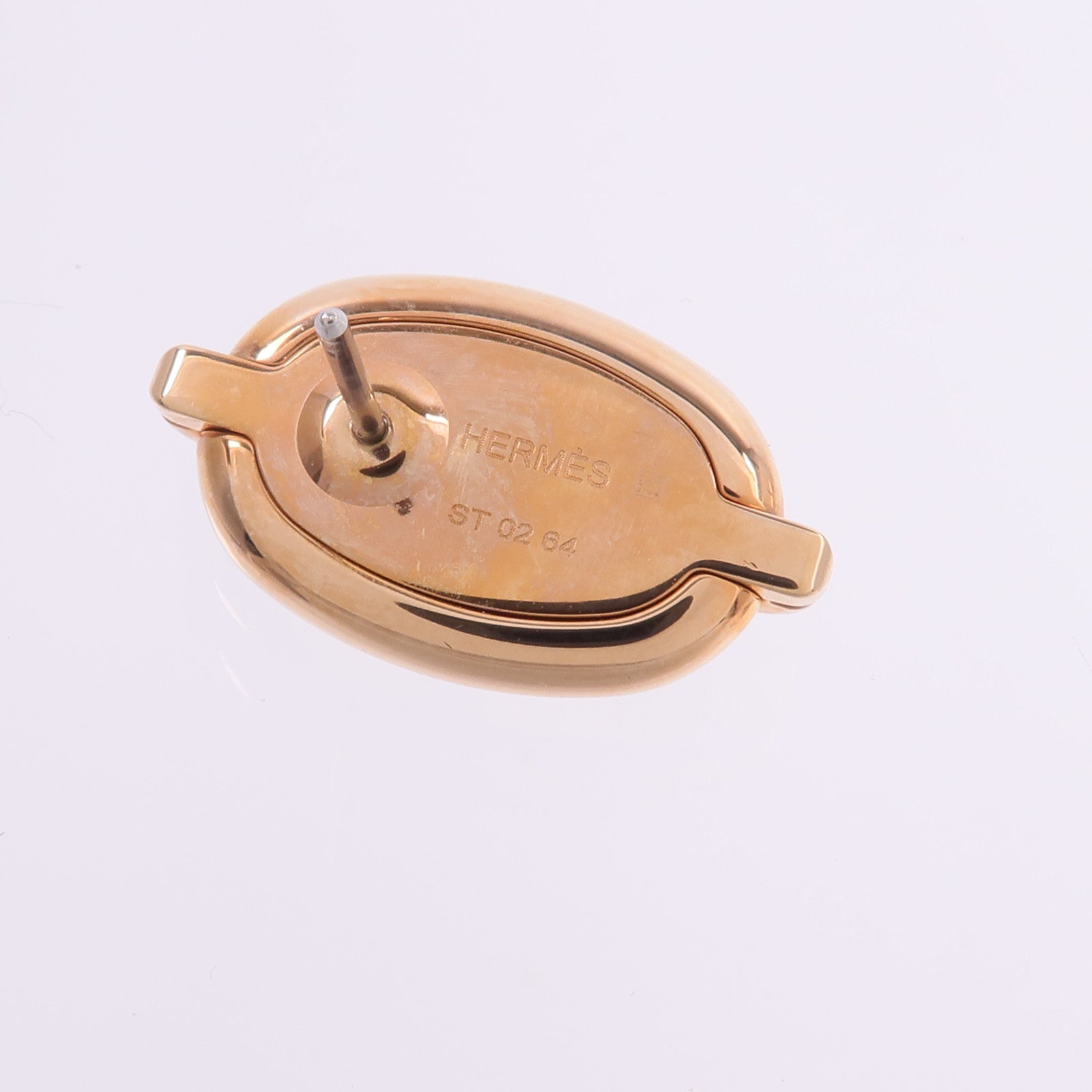 HERMES 【激減優惠】金屬Mini Maillon Earrings耳環