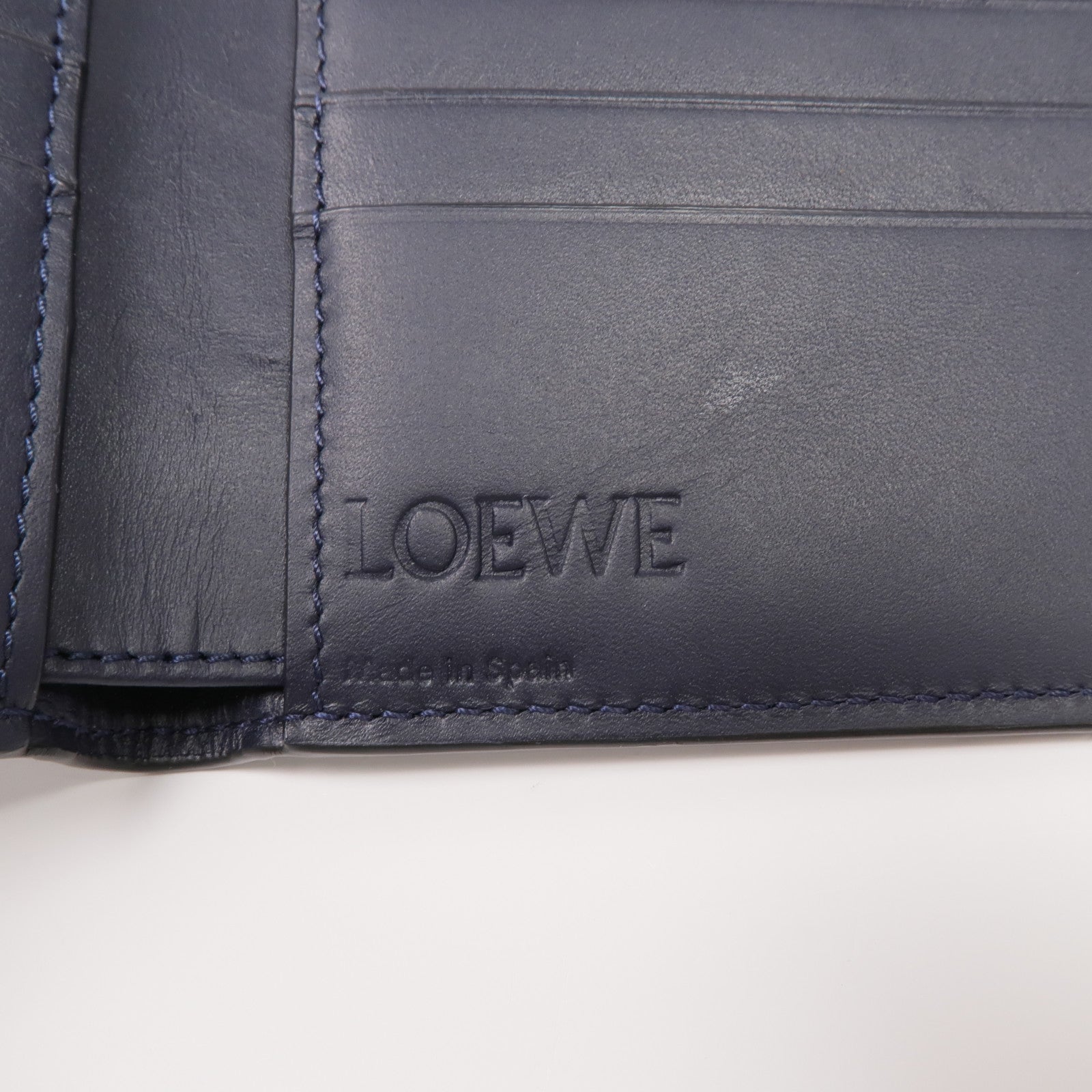 LOEWE 牛皮皮革Wallet錢包