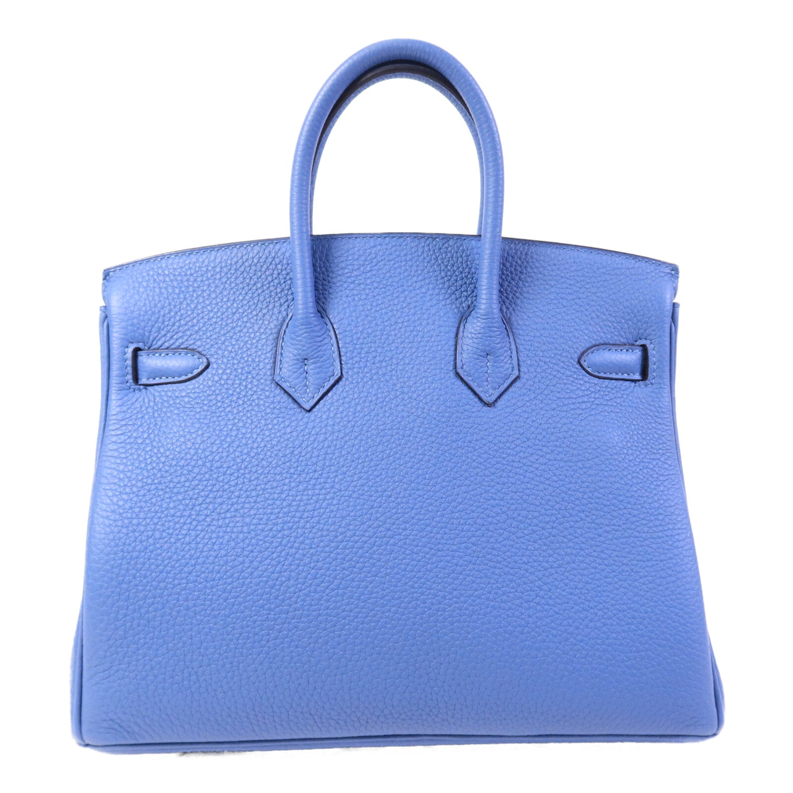 HERMES Togo皮革Birkin 25手挽袋Bleu Azur