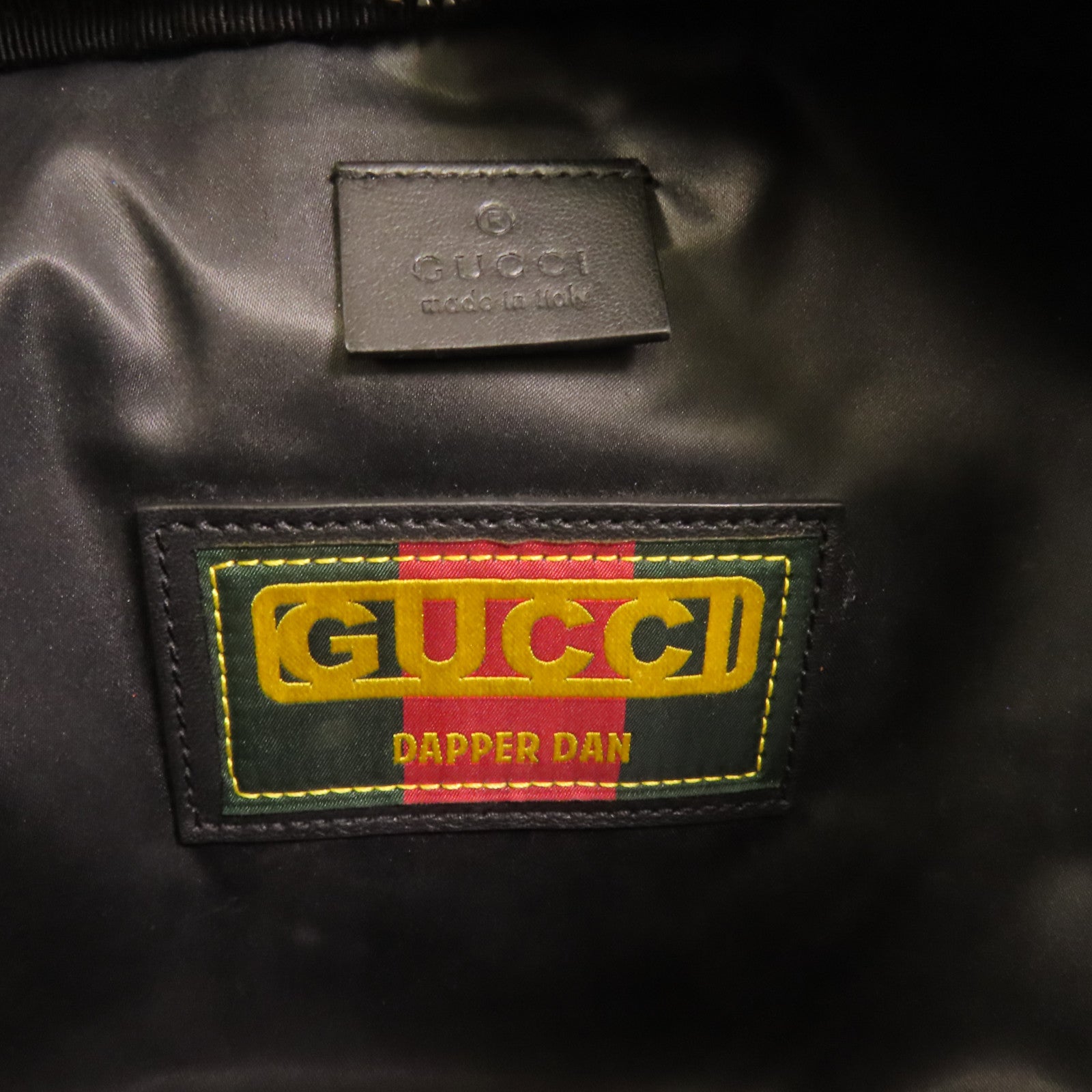 GUCCI 【激減優惠】皮革DAPPER DAN Waist Bag腰包