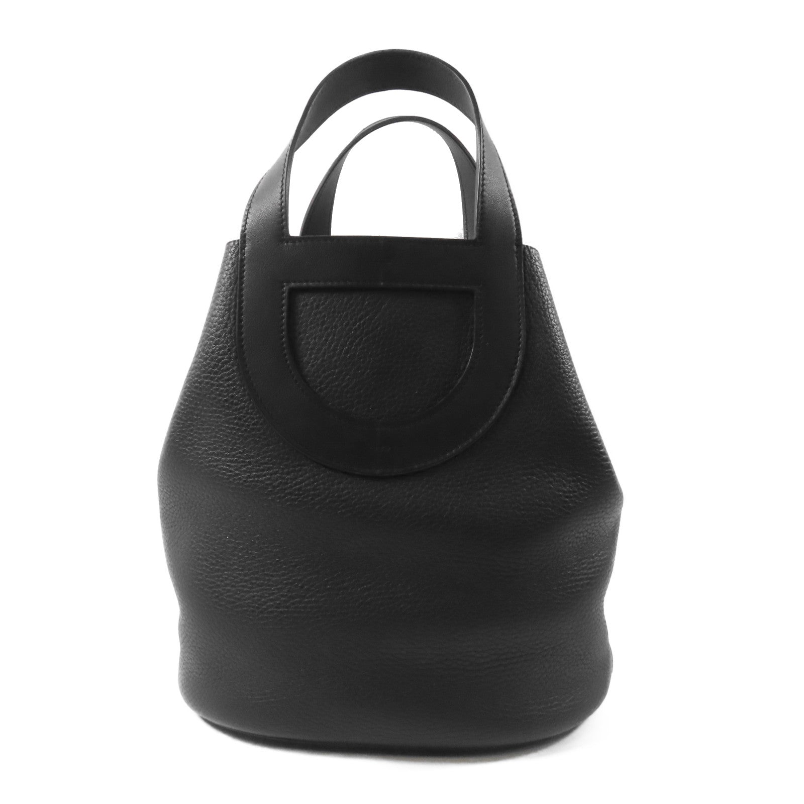 HERMES Clemence皮革In The Loop 22金扣手挽袋
