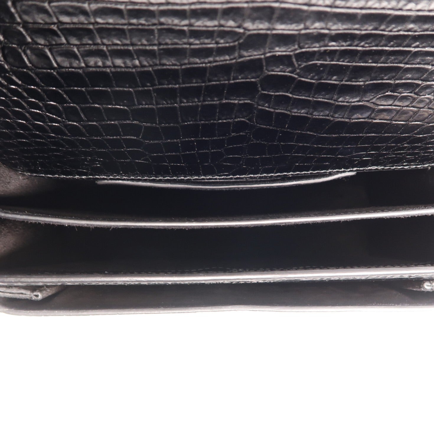 SAINT LAURENT 牛皮皮革Shoulder Bag銀扣肩背袋