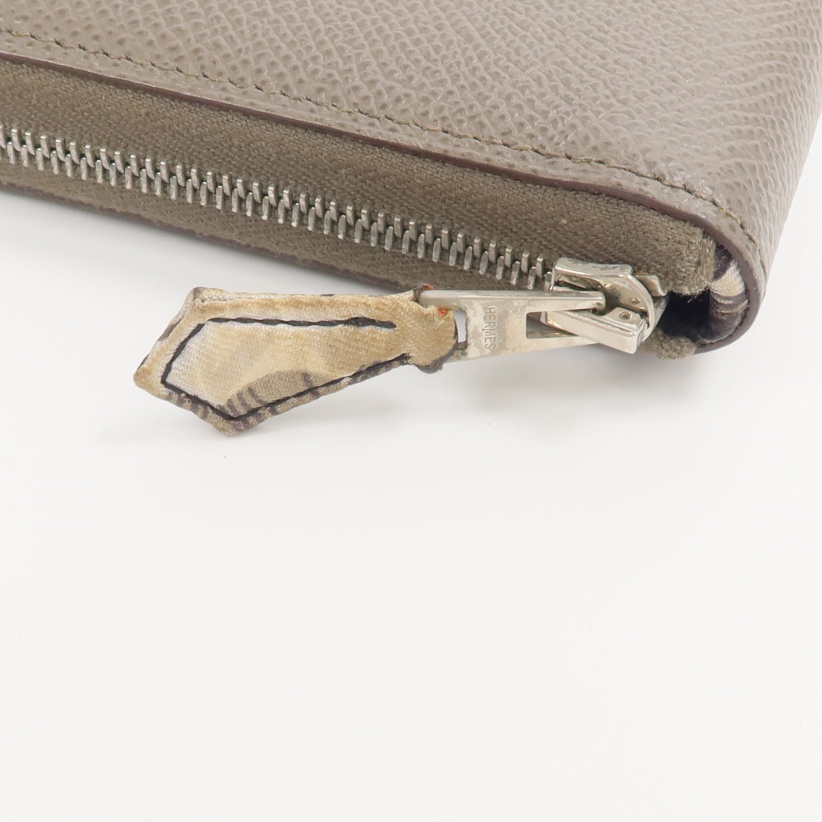 HERMES Epsom皮革Silk In Compact Wallet錢包