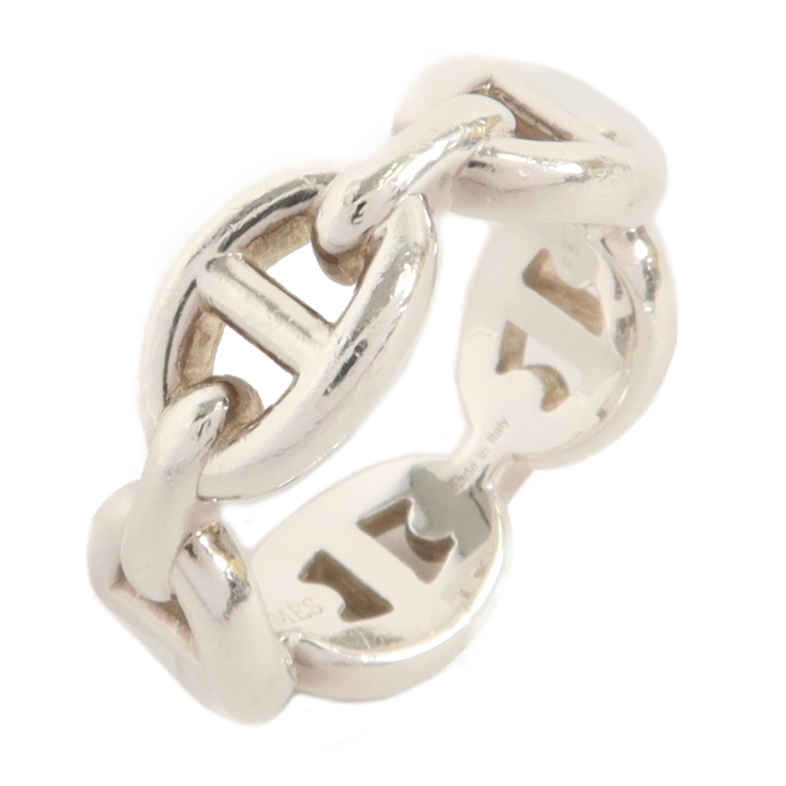 HERMES 925純銀Chaine D'Ancre Ring戒指