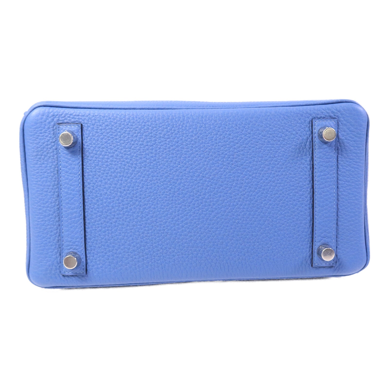HERMES Togo皮革Birkin 25手挽袋Bleu Azur