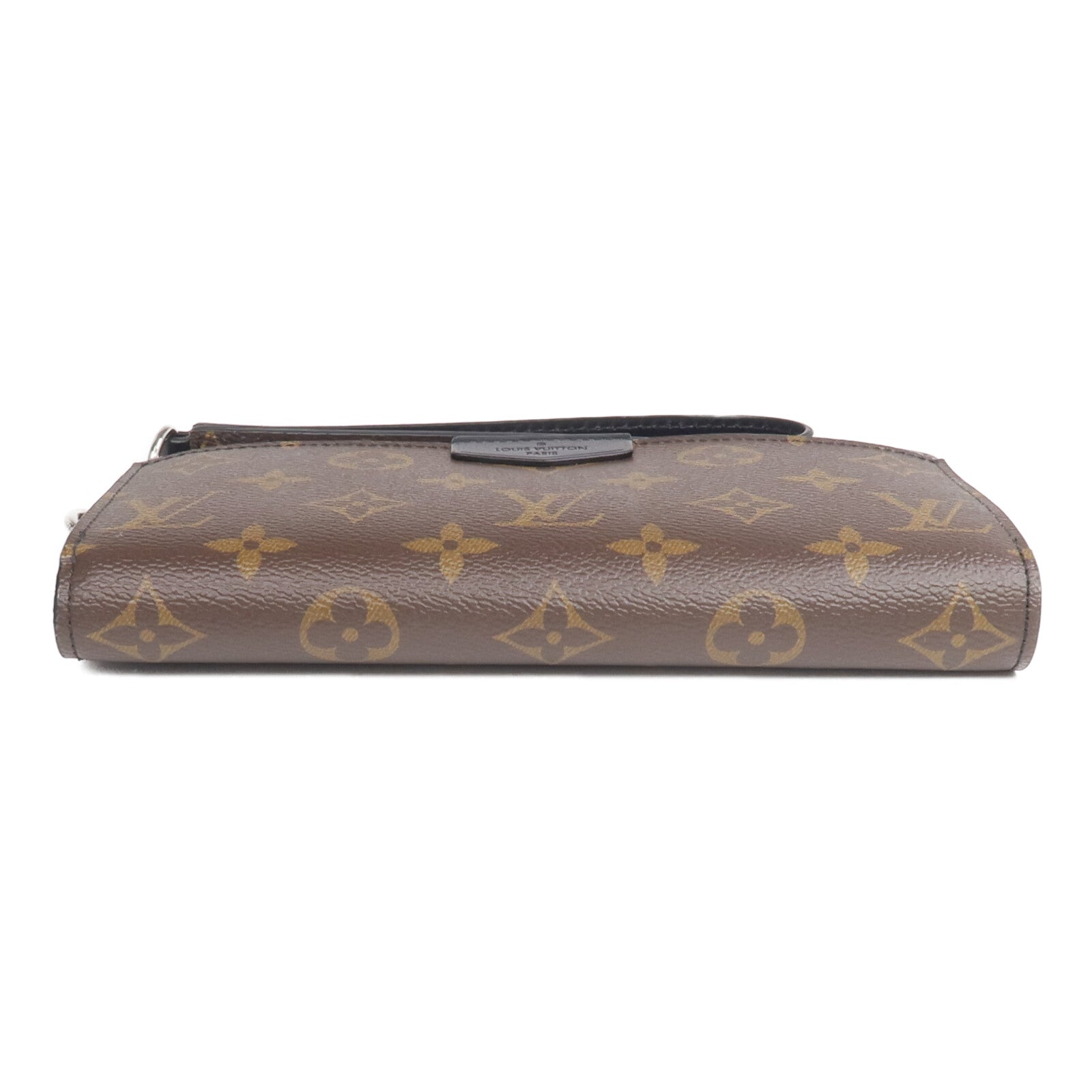 LOUIS VUITTON Monogram Macassar Zippy Dragonne銀扣長錢包
