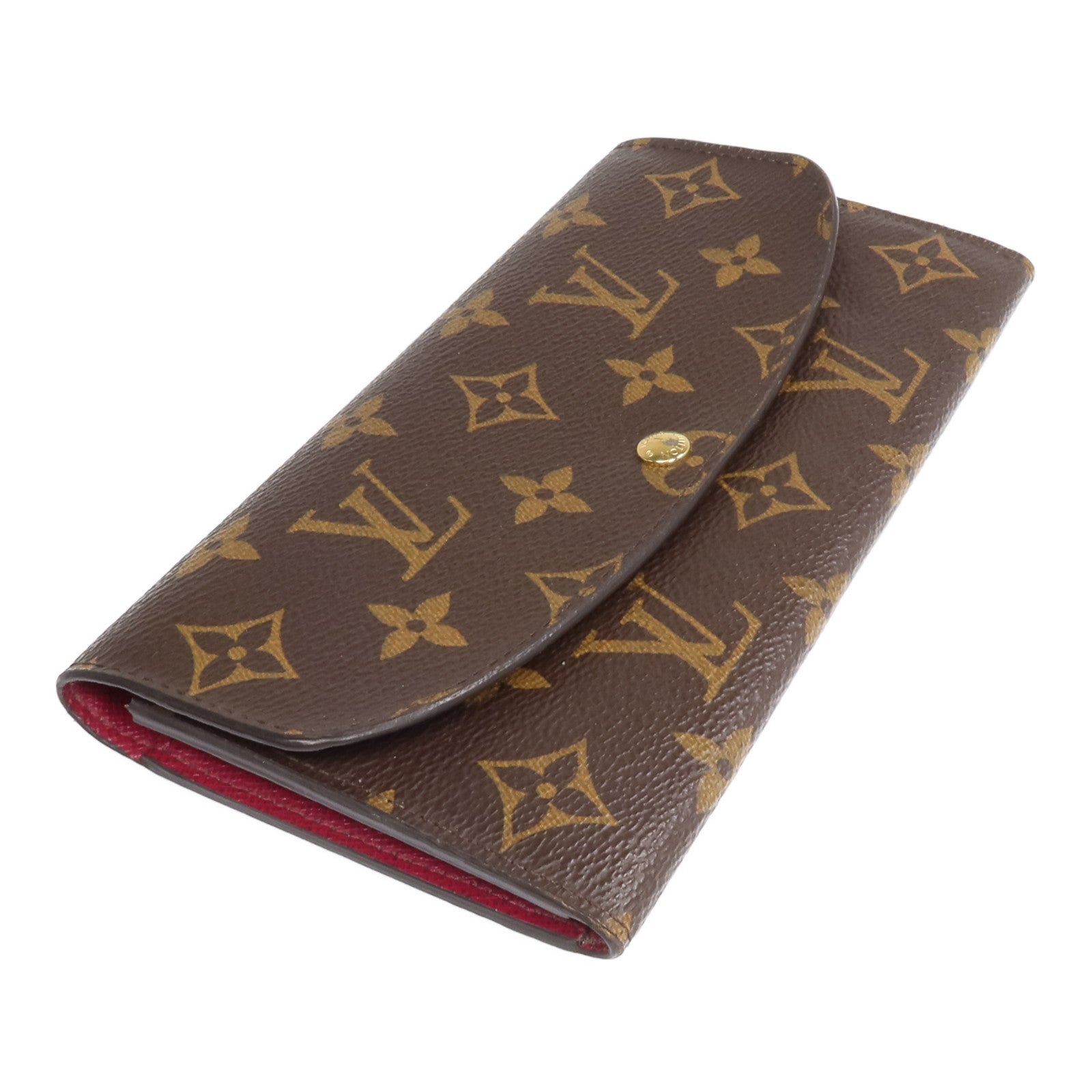 LOUIS VUITTON Monogram Emilie Long Wallet金扣長錢包