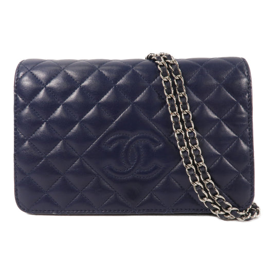 CHANEL 羊皮皮革WOC Wallet On Chain鏈帶肩背袋