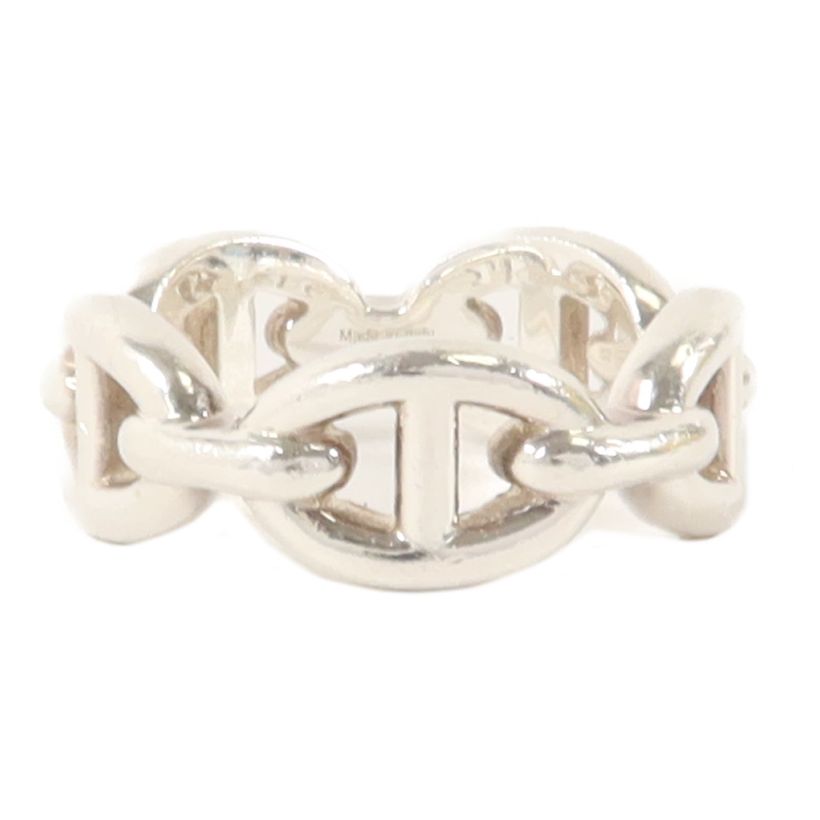 HERMES 925純銀Chaine D'Ancre Ring戒指