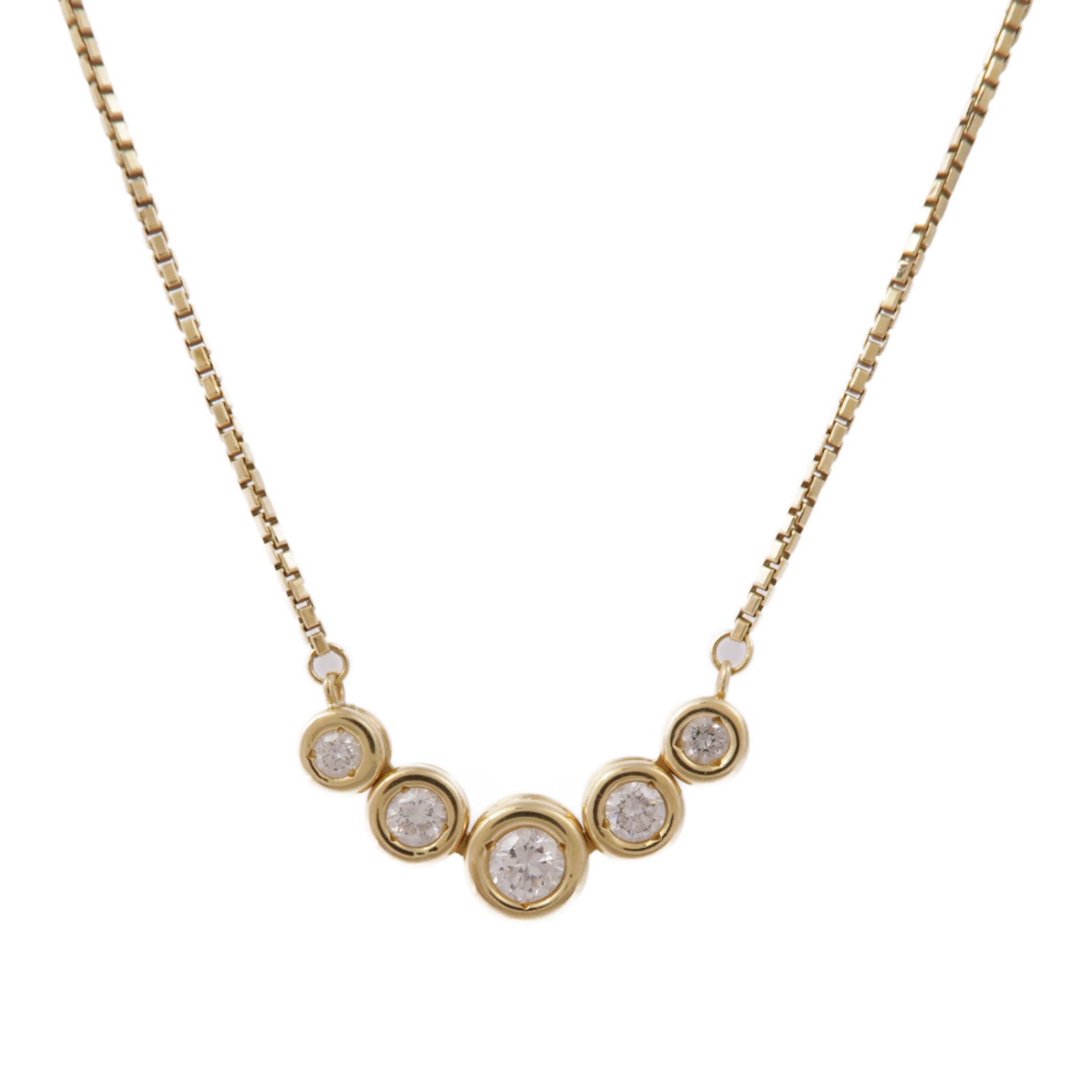 JEWELRY 18K黃金Diamond Necklace鑽石項鍊