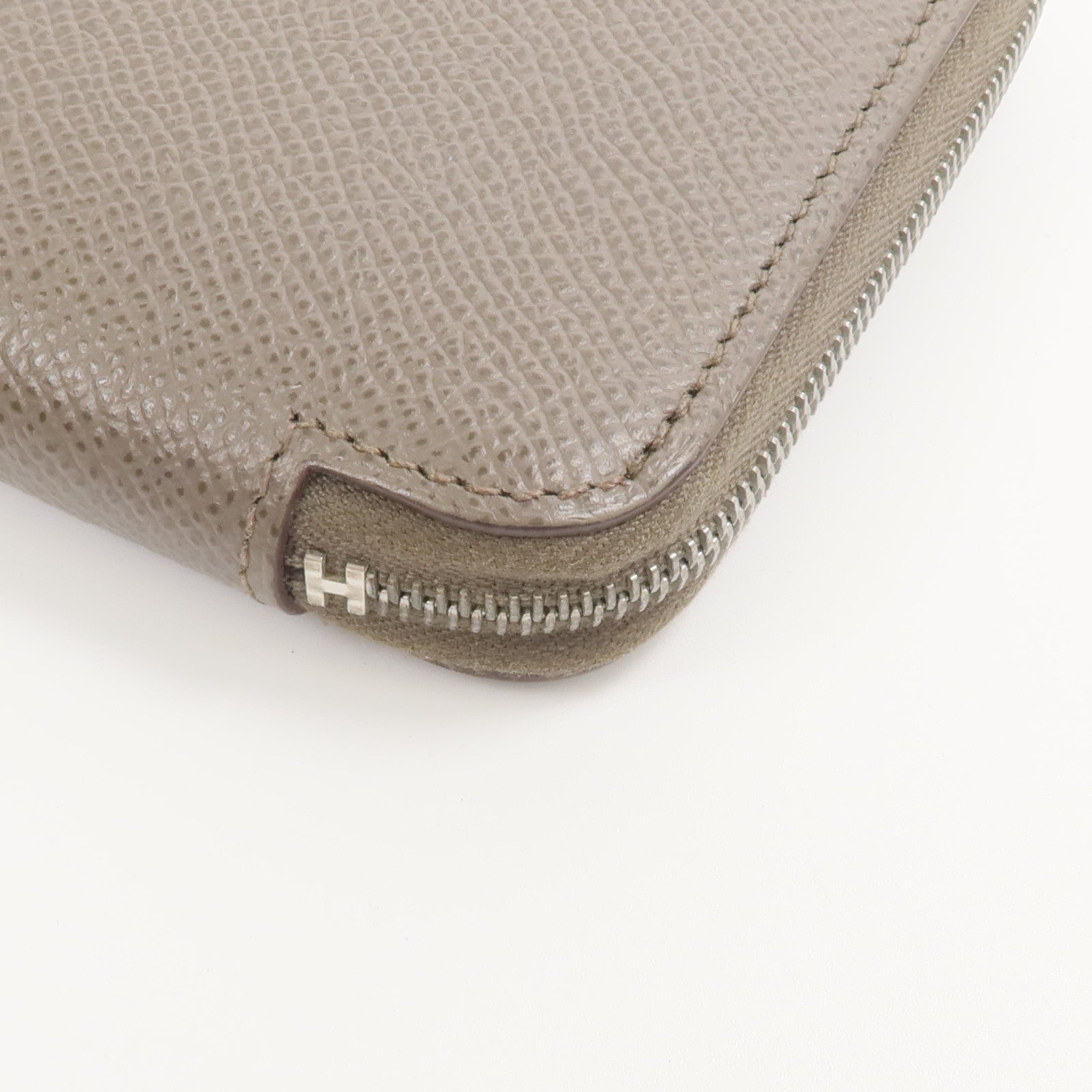HERMES Epsom皮革Silk In Compact Wallet錢包