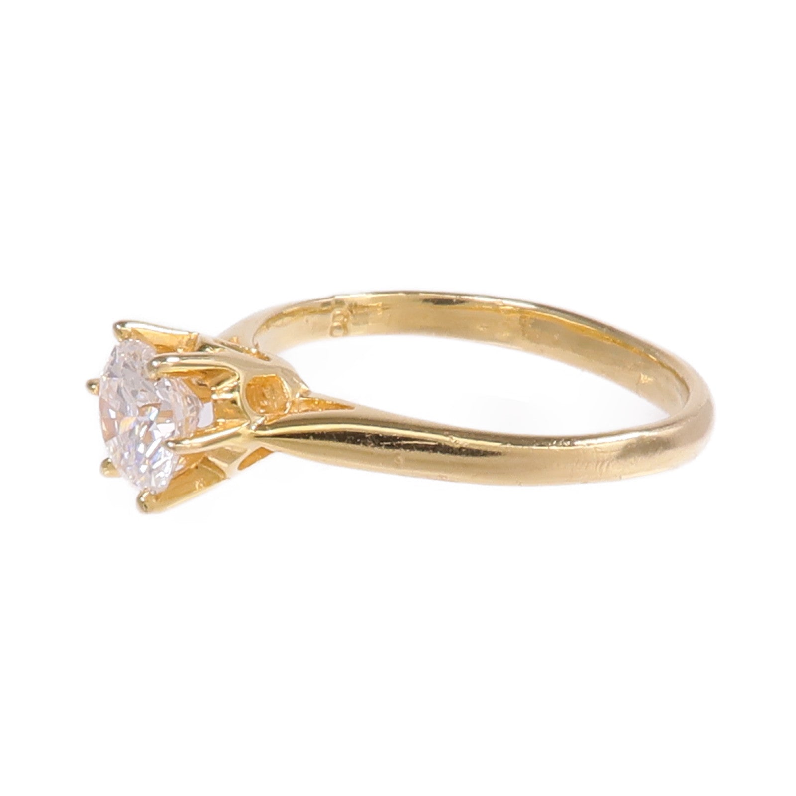 JEWELRY 14K黃金Diamond Ring鑽石戒指US#4.75