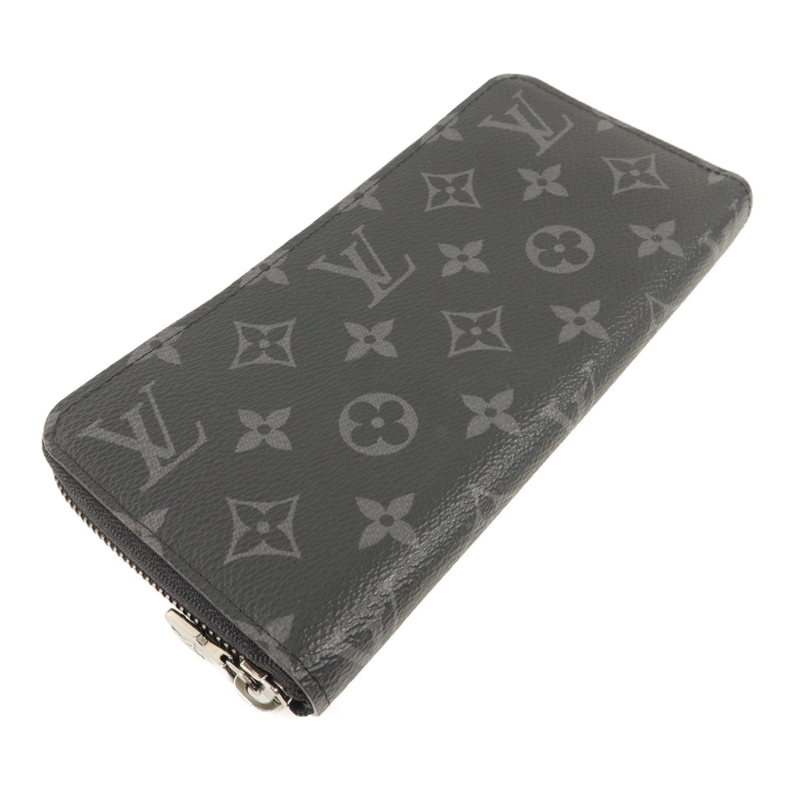 LOUIS VUITTON Monogram Eclipse Zippy Wallet Horizontal長錢包