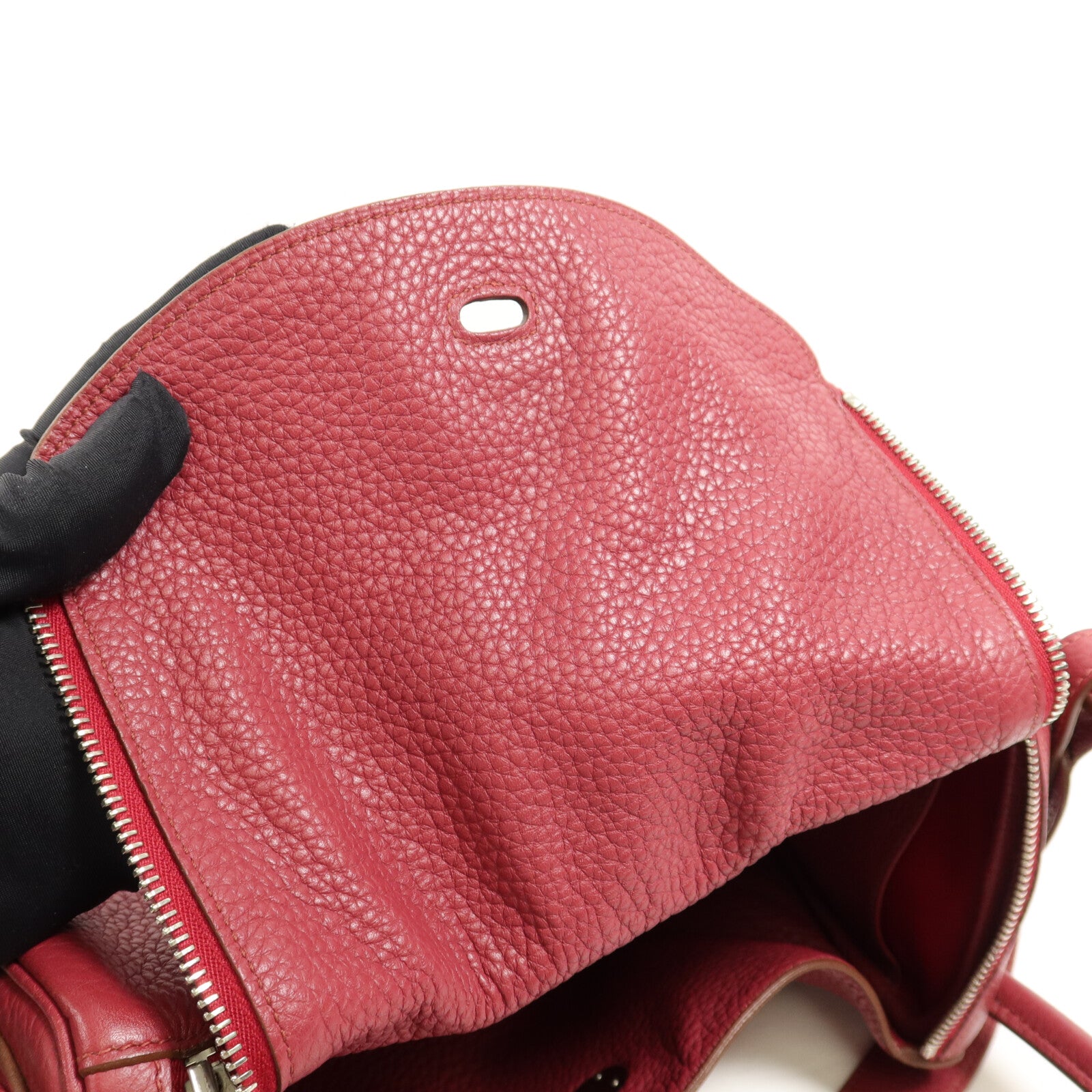 HERMES Clemence皮革Lindy 30肩背袋Ruby