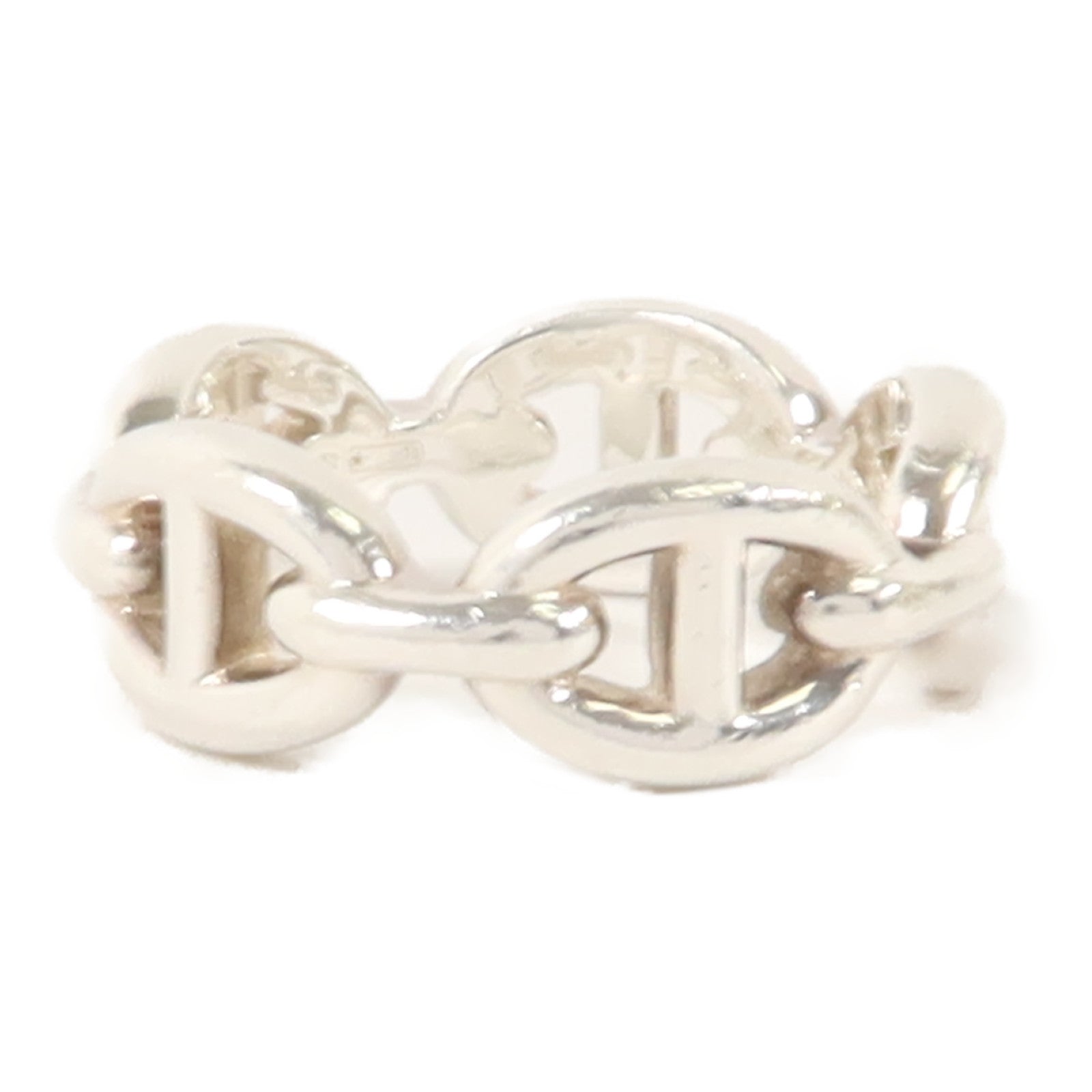 HERMES 925純銀Chaine D'Ancre Ring戒指