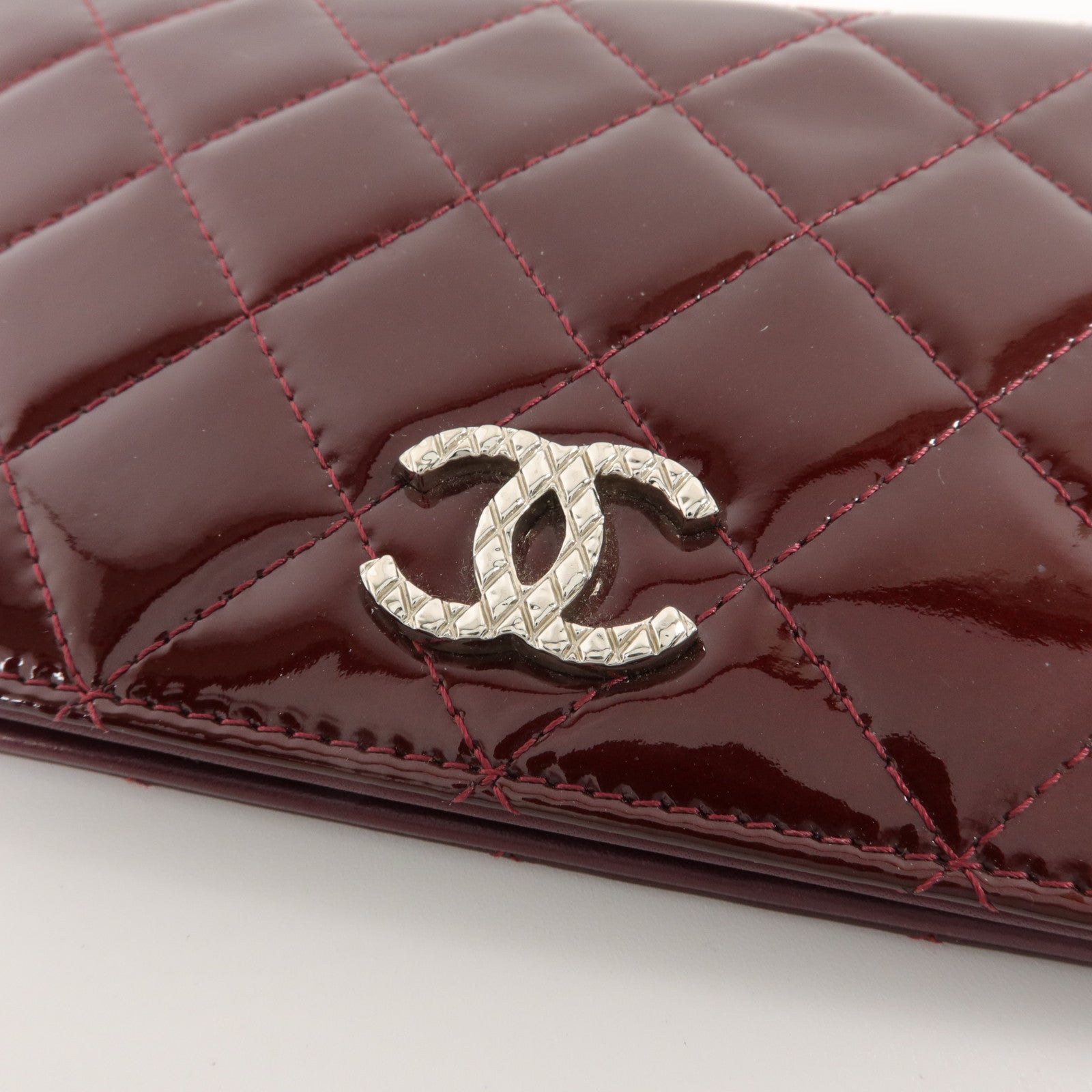 CHANEL 漆皮皮革Long Wallet長錢包