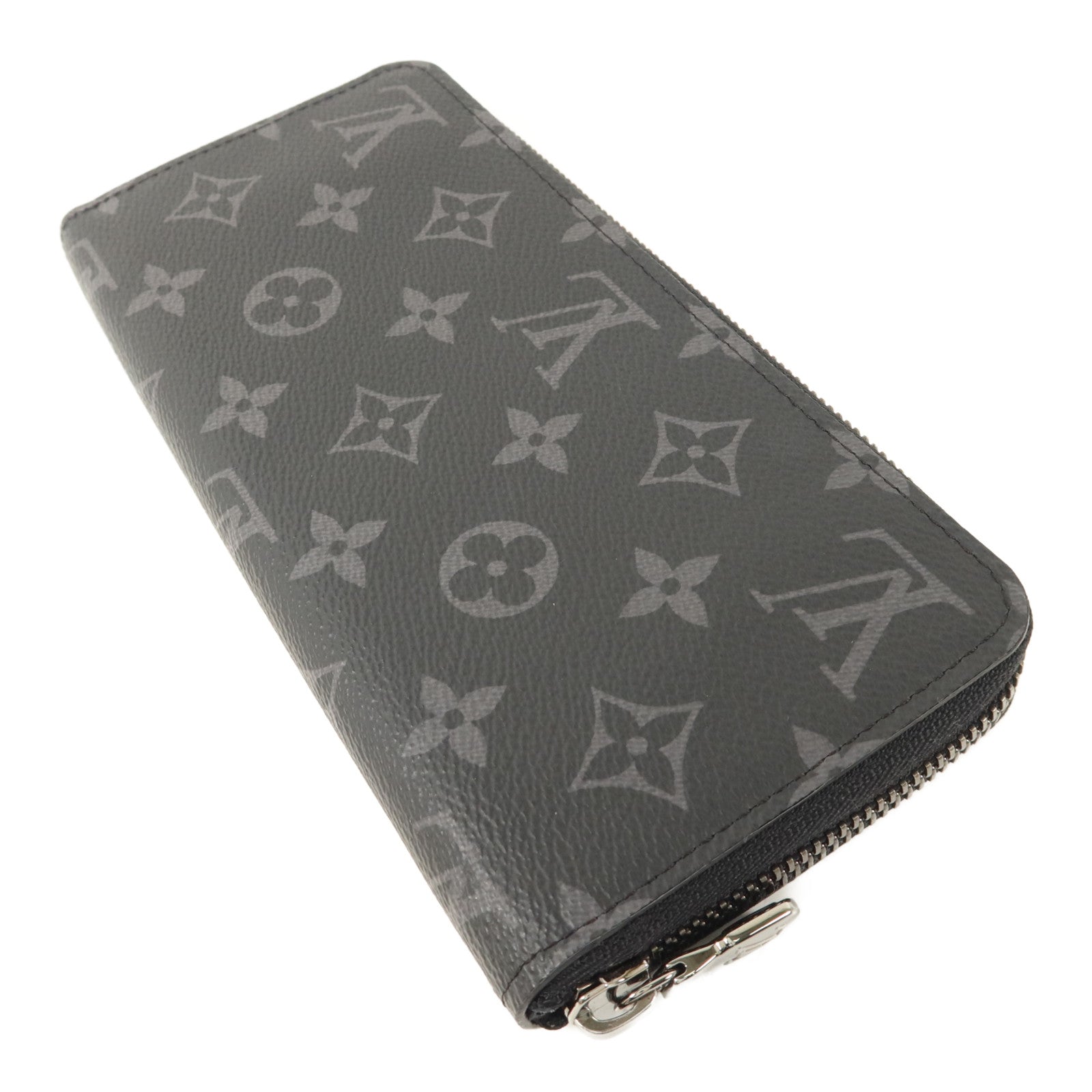 LOUIS VUITTON Monogram Eclipse Zippy Wallet Horizontal長錢包