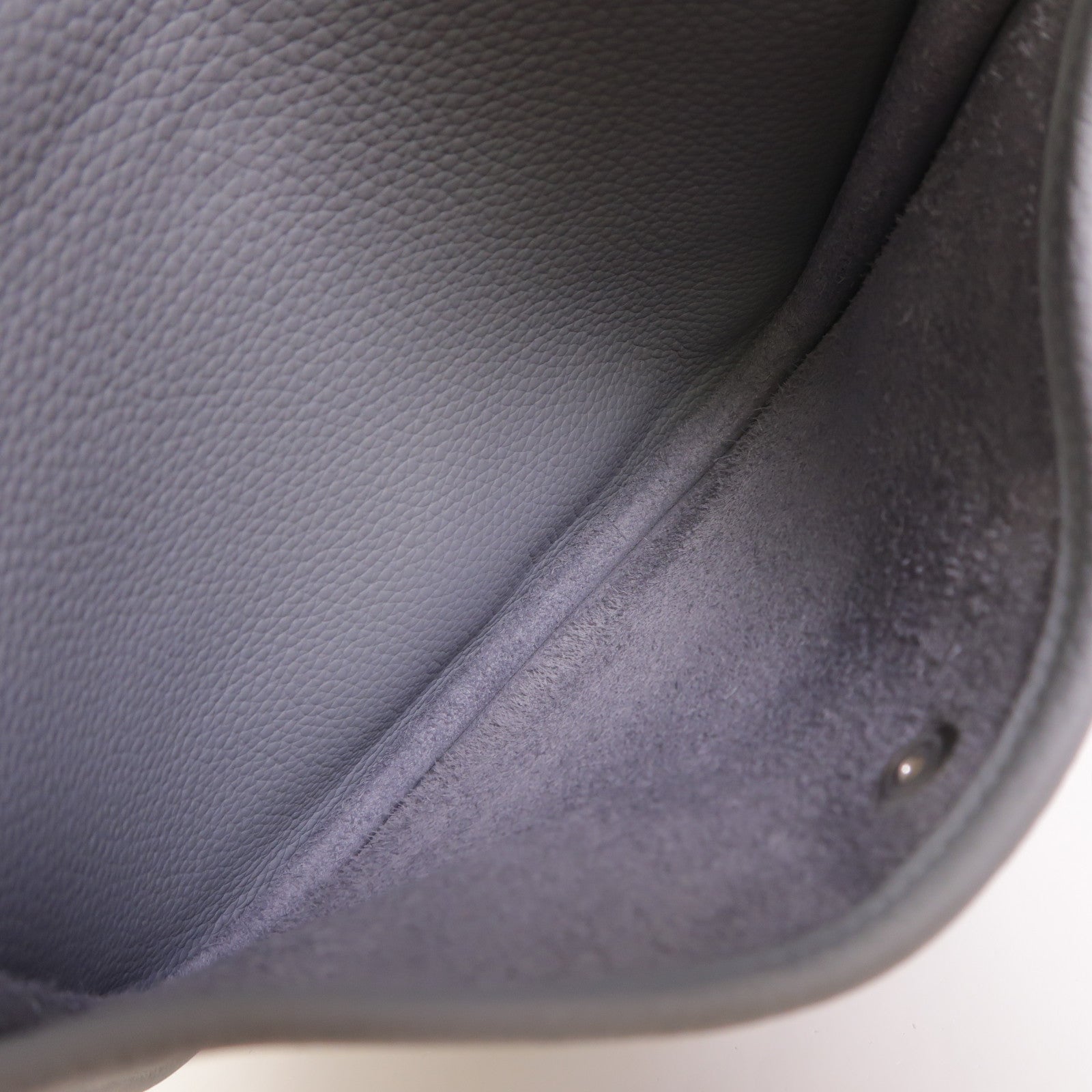 HERMES Clemence皮革Evelyne 23肩背袋Gris Pantin