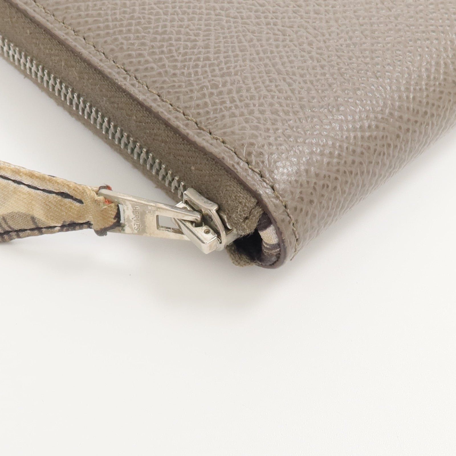 HERMES Epsom皮革Silk In Compact Wallet錢包