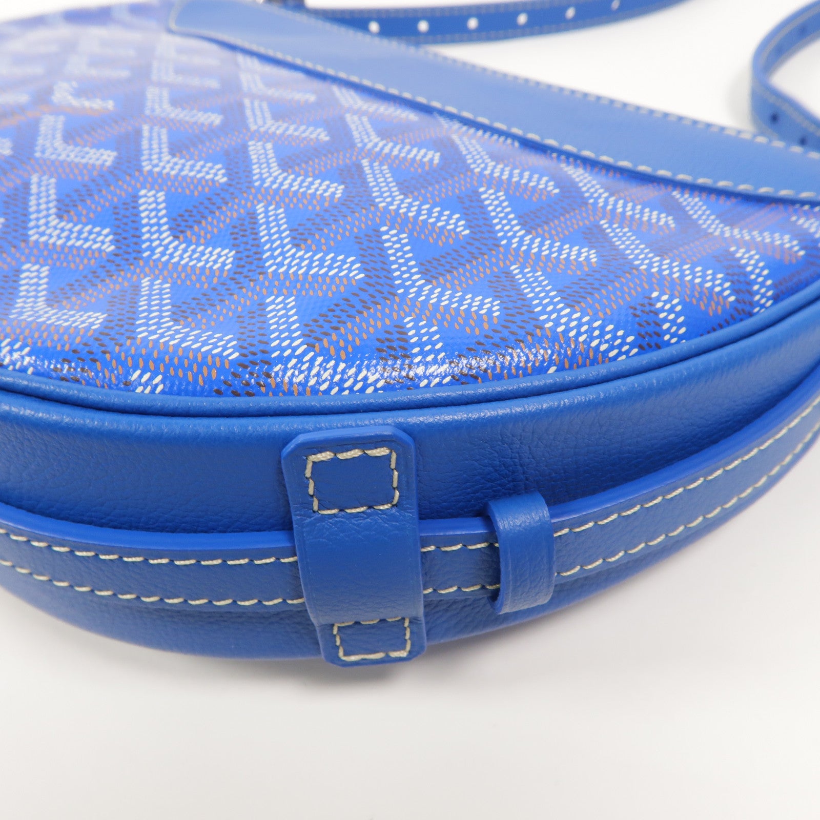 GOYARD Goyardine帆布/皮革Hirondelle Bag肩背袋