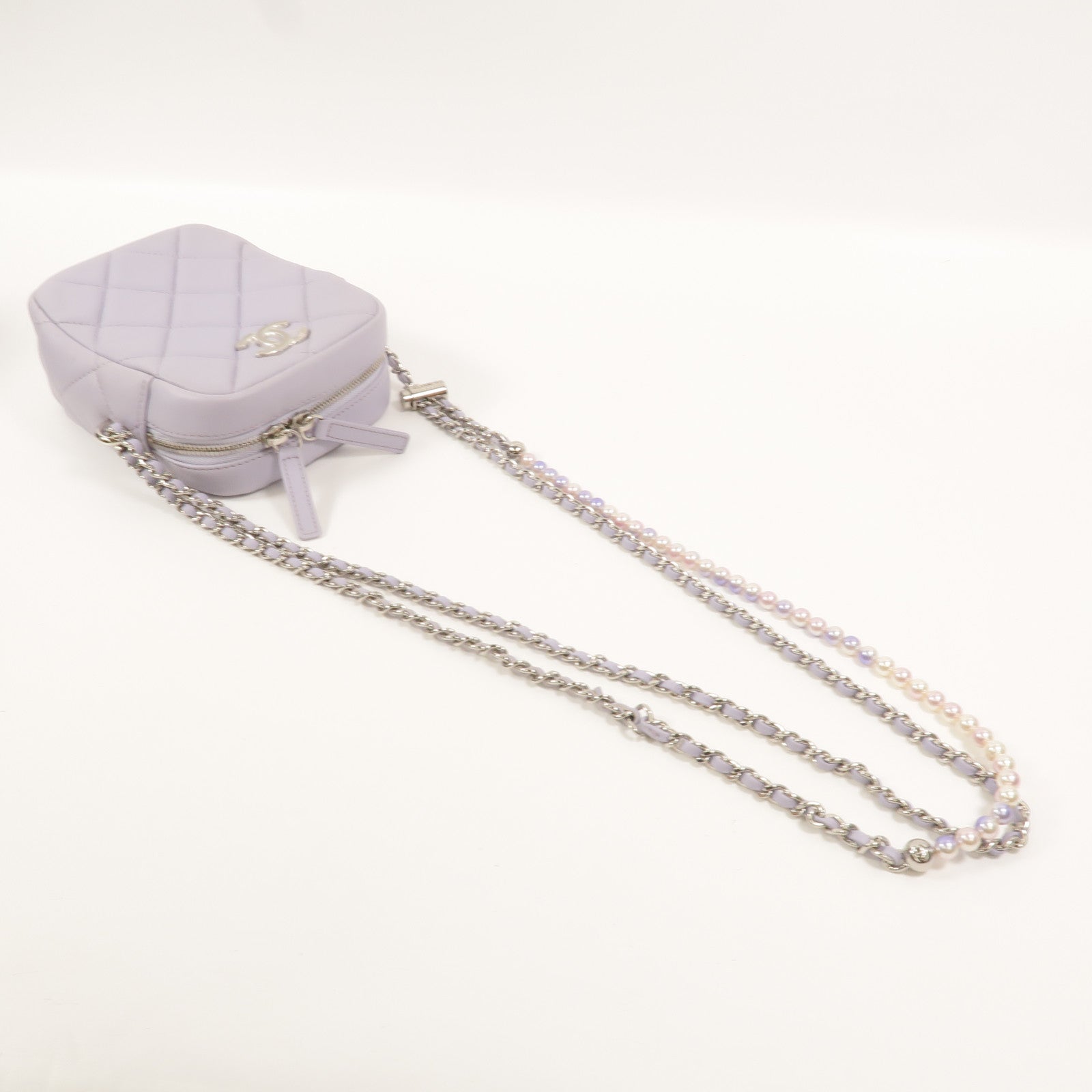 CHANEL 羊皮皮革Chain Shoulder鏈帶肩背袋
