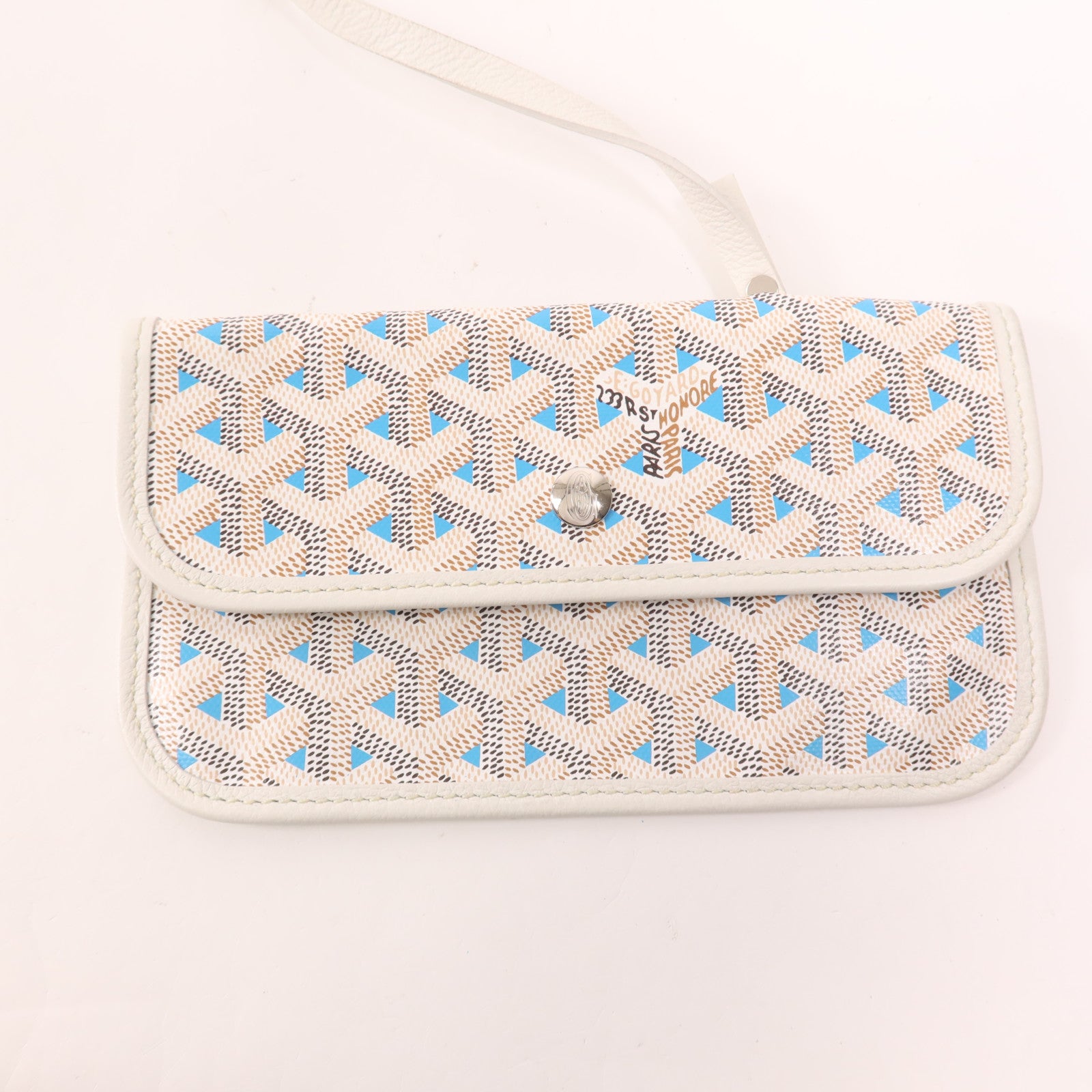 GOYARD 塗層帆布Saint Louis GM銀扣手挽袋