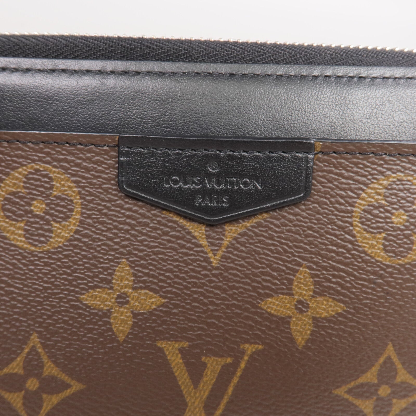 LOUIS VUITTON Monogram Macassar Zippy Dragonne銀扣長錢包