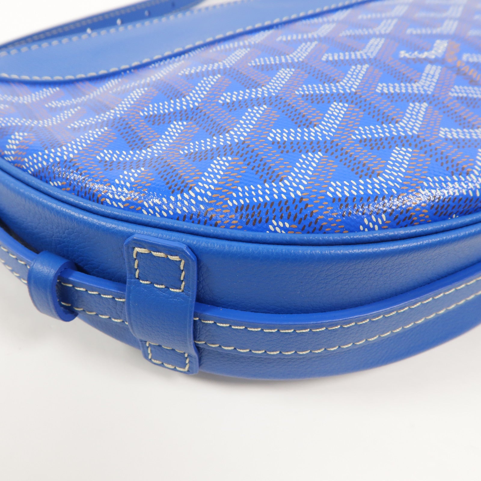 GOYARD Goyardine帆布/皮革Hirondelle Bag肩背袋