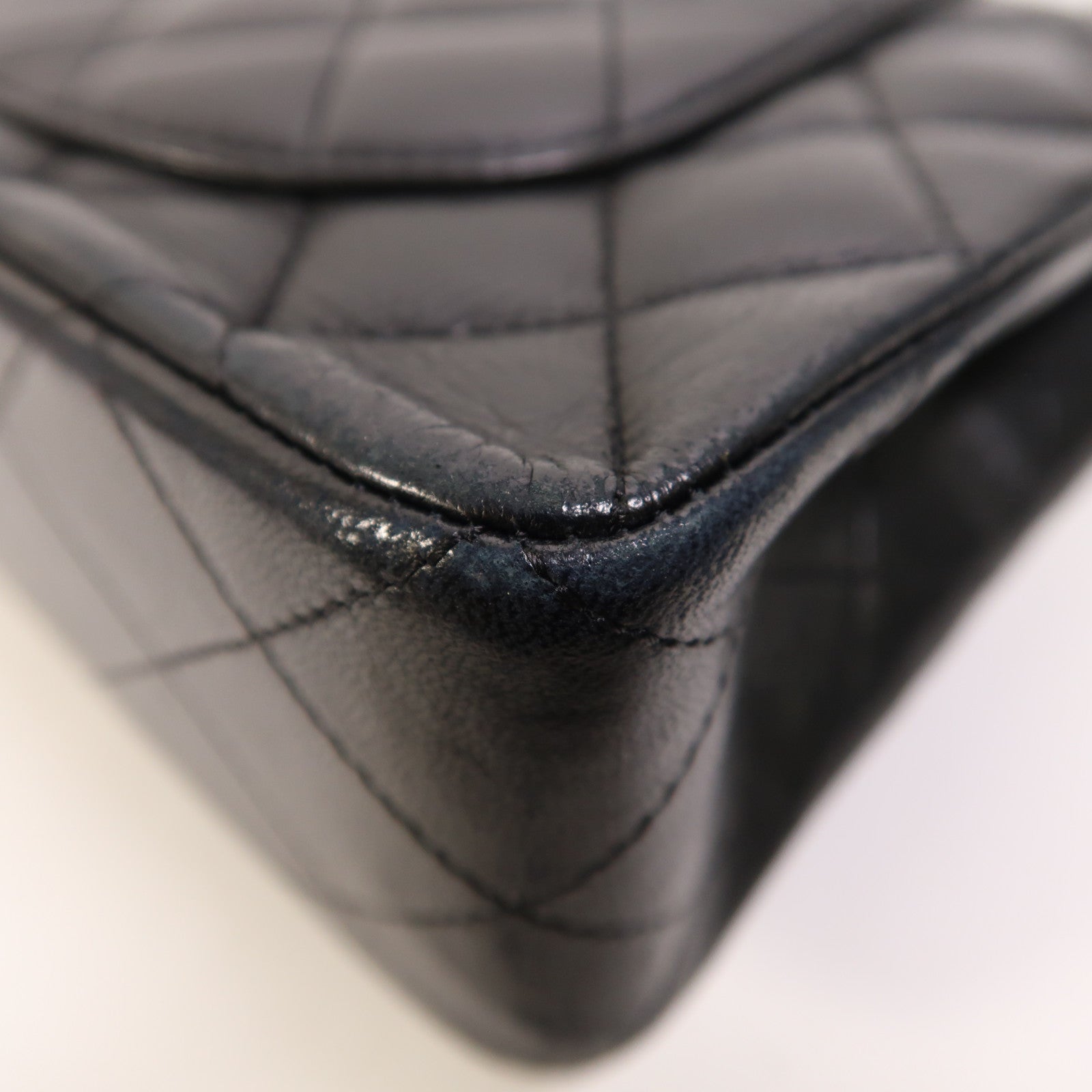 CHANEL 羊皮皮革Classic 23銀扣鏈帶肩背袋