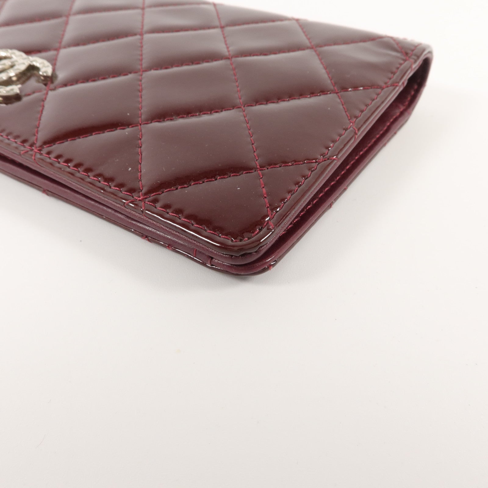 CHANEL 漆皮皮革Long Wallet長錢包