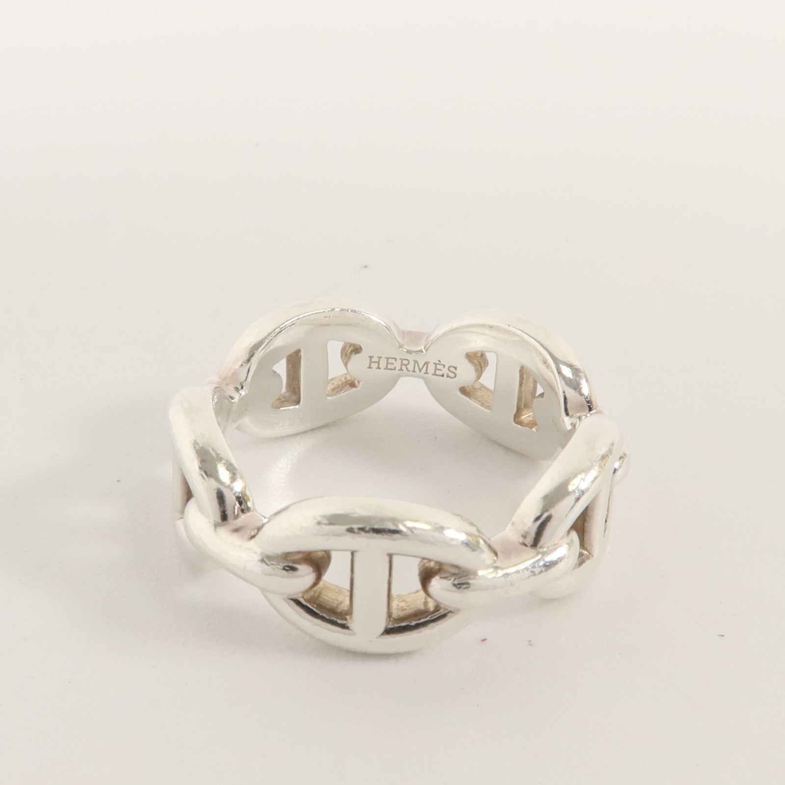 HERMES 925純銀Chaine D'Ancre Ring戒指