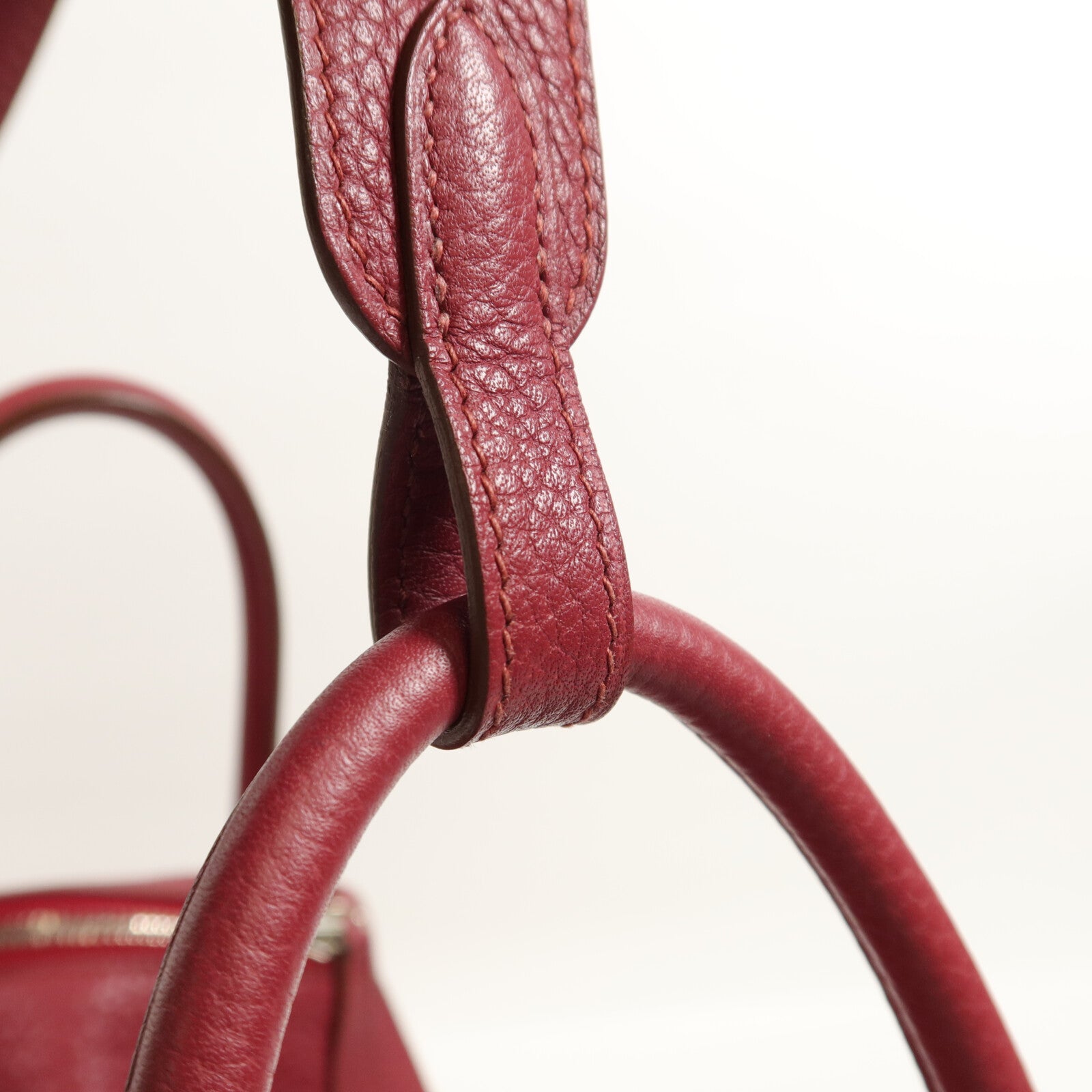 HERMES Clemence皮革Lindy 30肩背袋Ruby