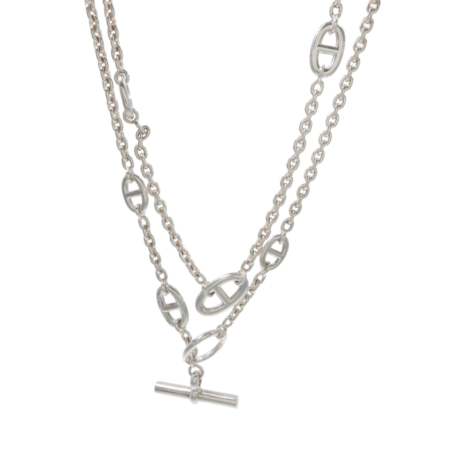 HERMES 925純銀Farandole Long Necklace項鍊