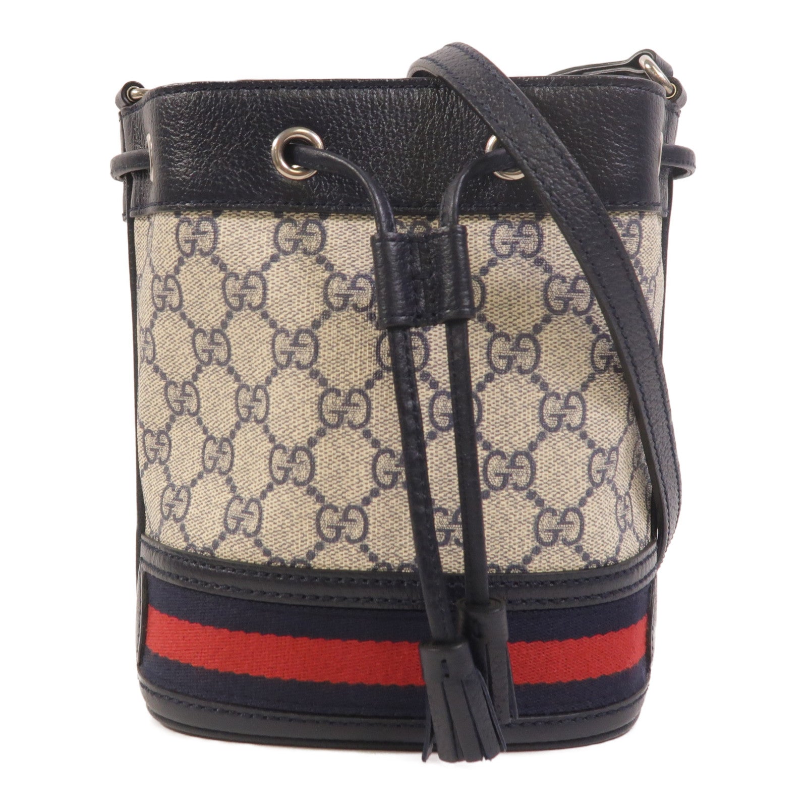 GUCCI 塗層帆布Ophidia GG Mini Bucket肩背袋