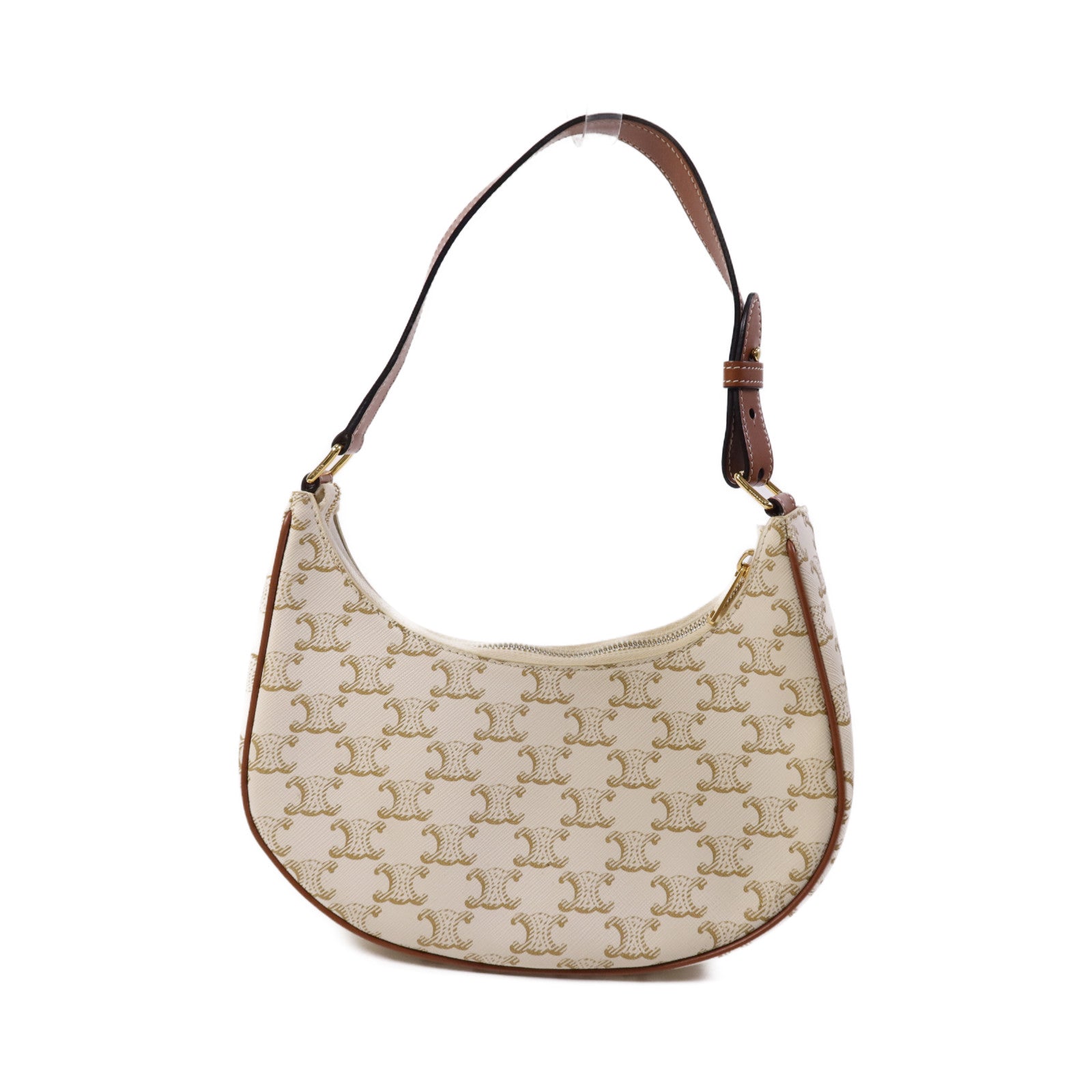 CELINE 【激減優惠】塗層帆布Ava Medium金扣手挽袋