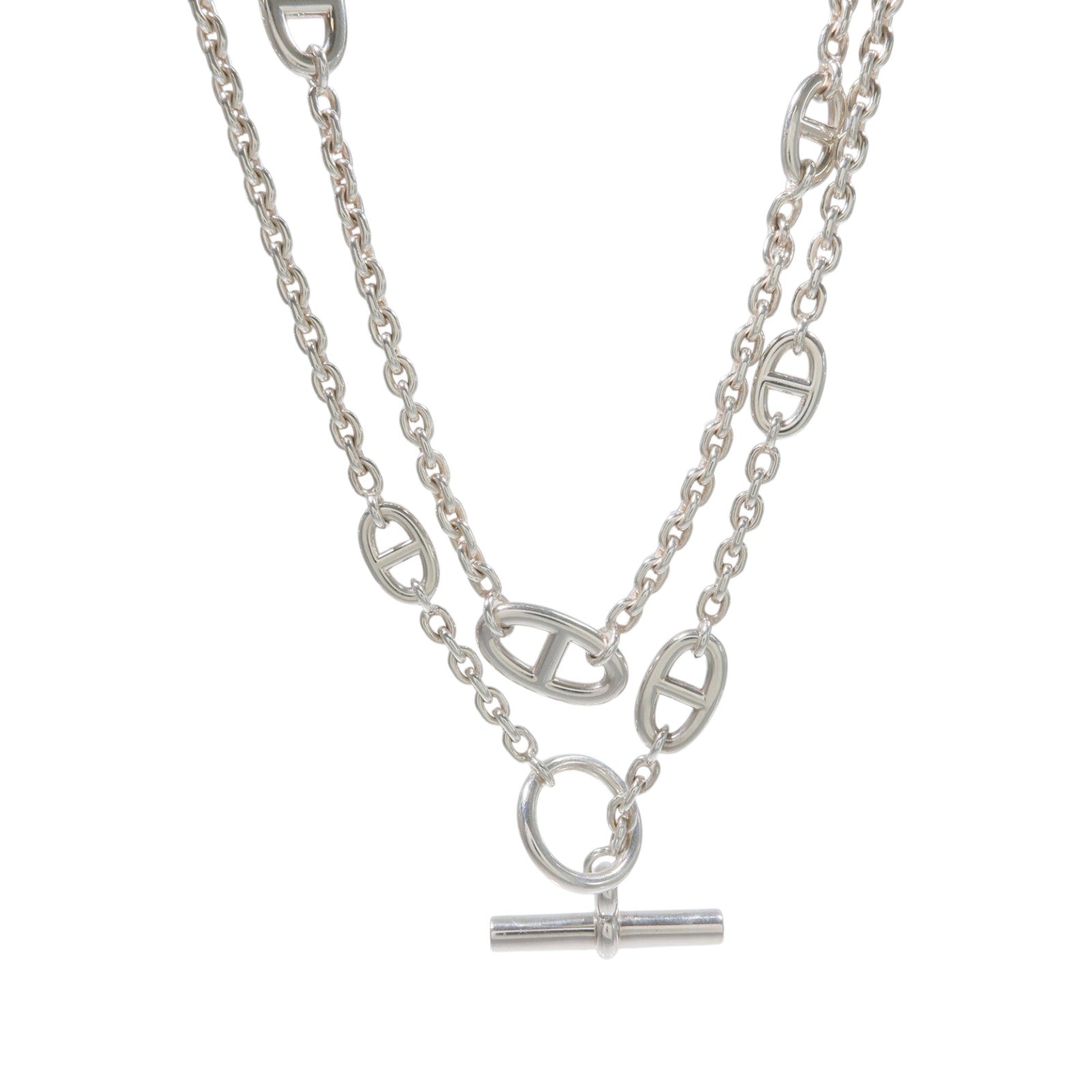 HERMES 925純銀Farandole Long Necklace項鍊