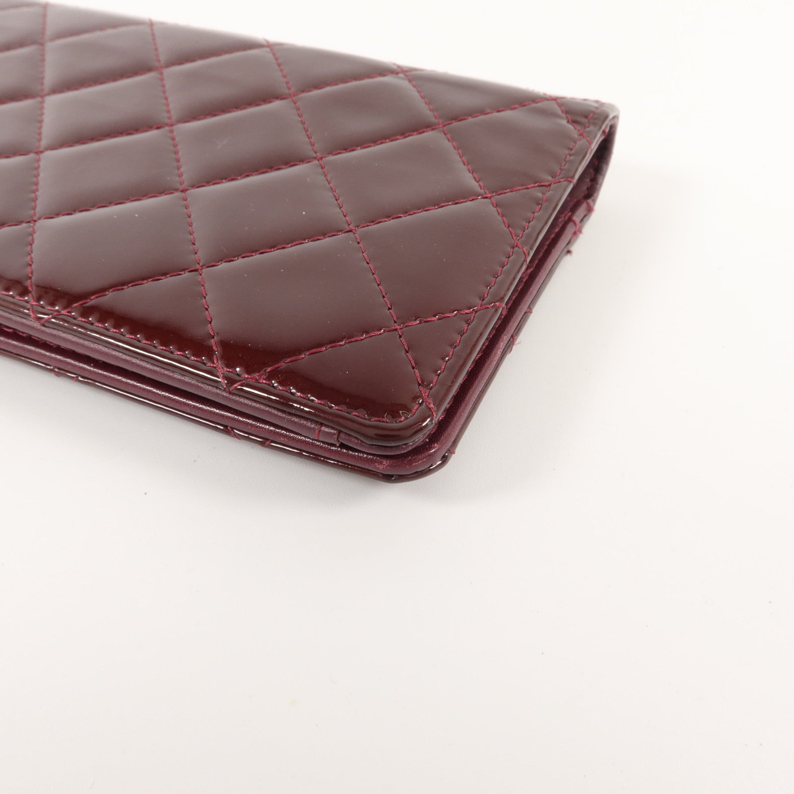 CHANEL 漆皮皮革Long Wallet長錢包