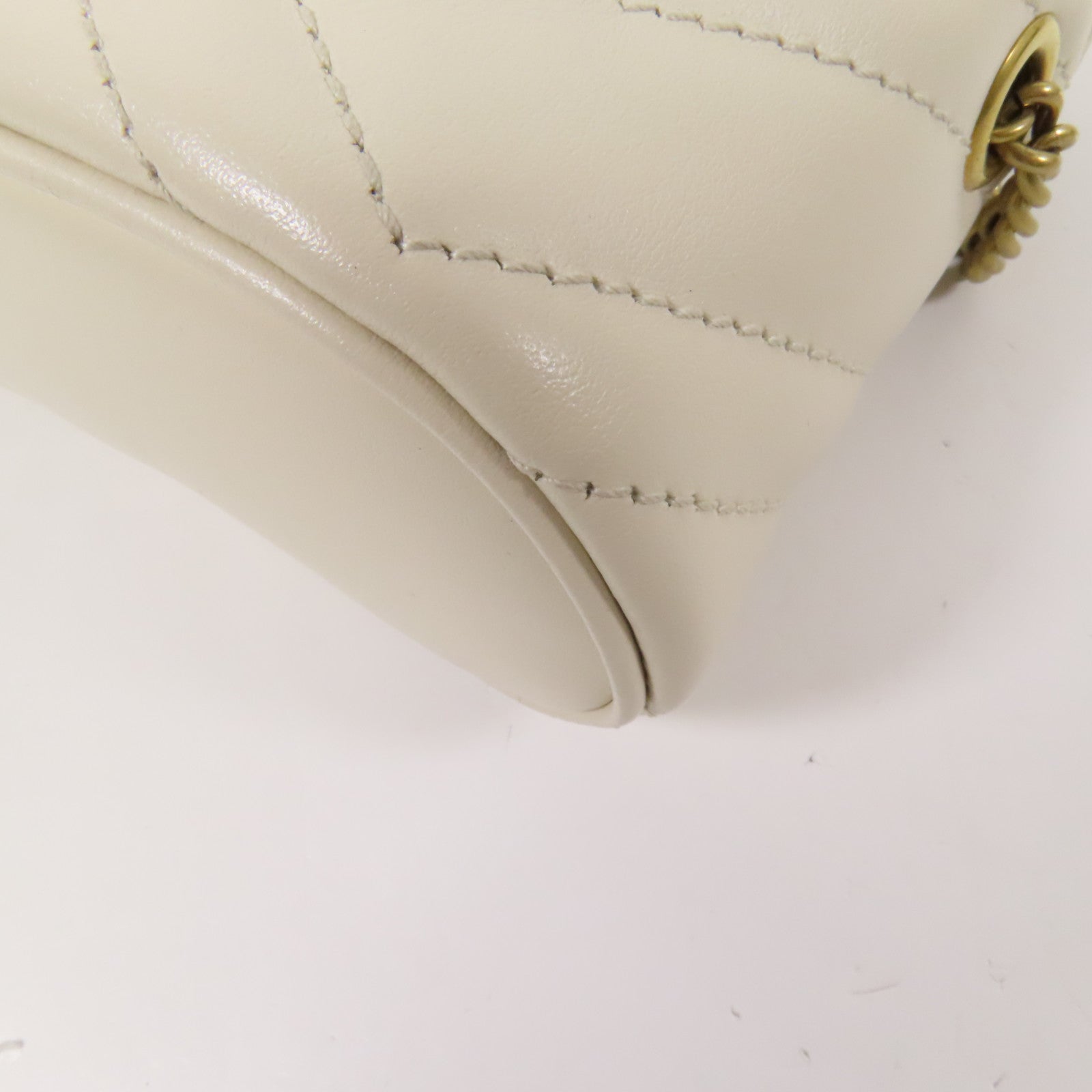 GUCCI 牛皮皮革GG Marmont金扣手挽肩背兩用袋