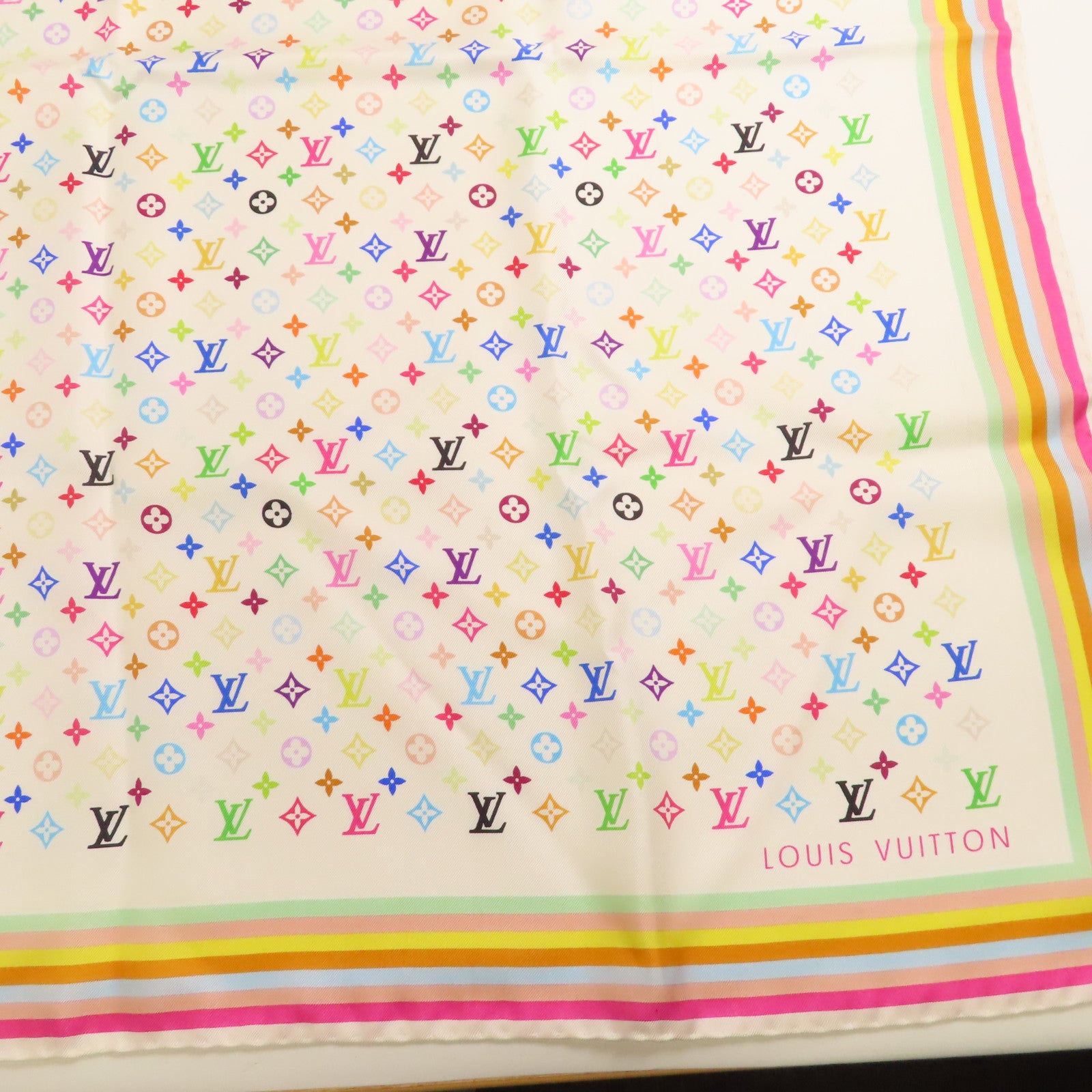 LOUIS VUITTON 棉質Scarf 70x 70cm絲巾