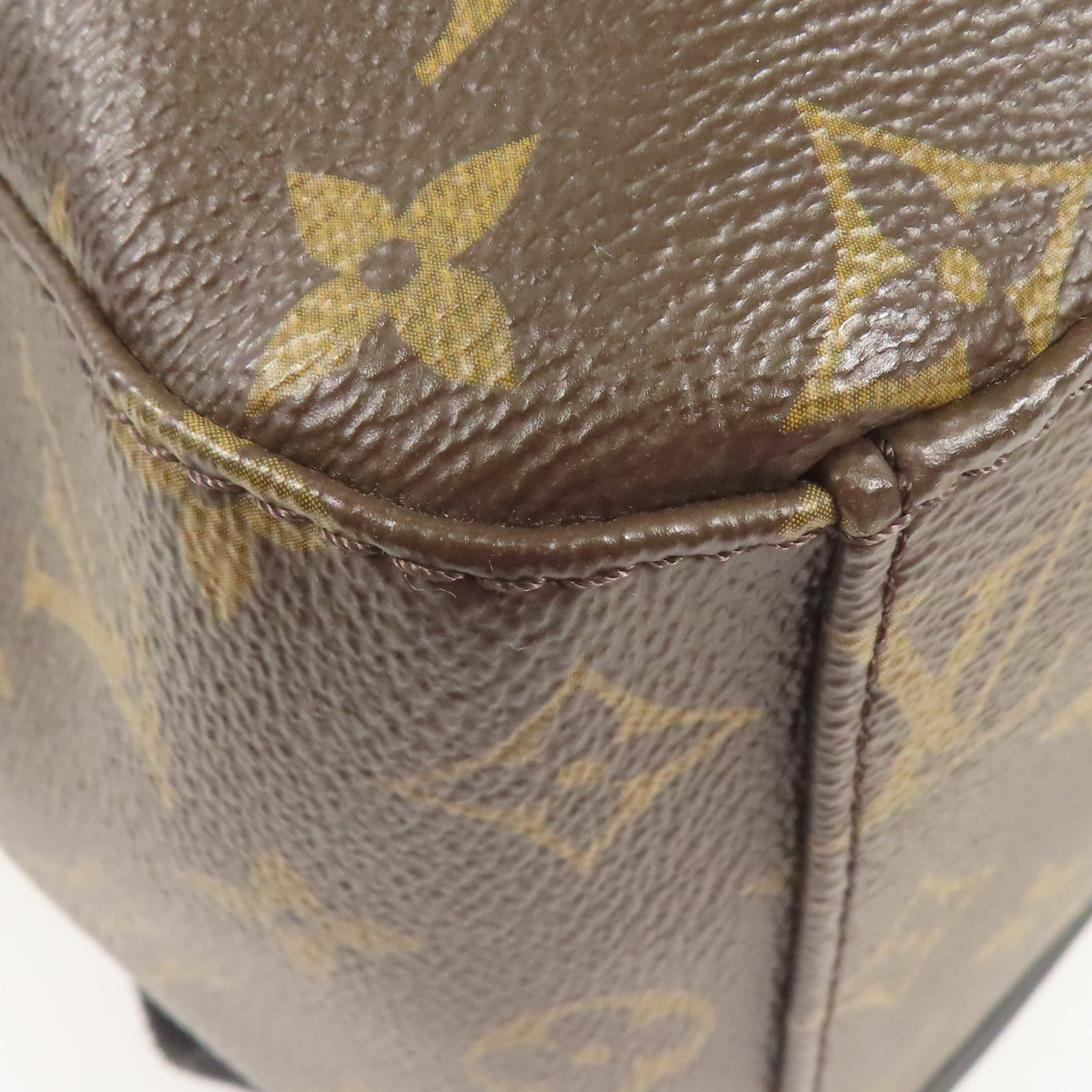 LOUIS VUITTON Monogram Macassar Josh Backpack銀扣背包