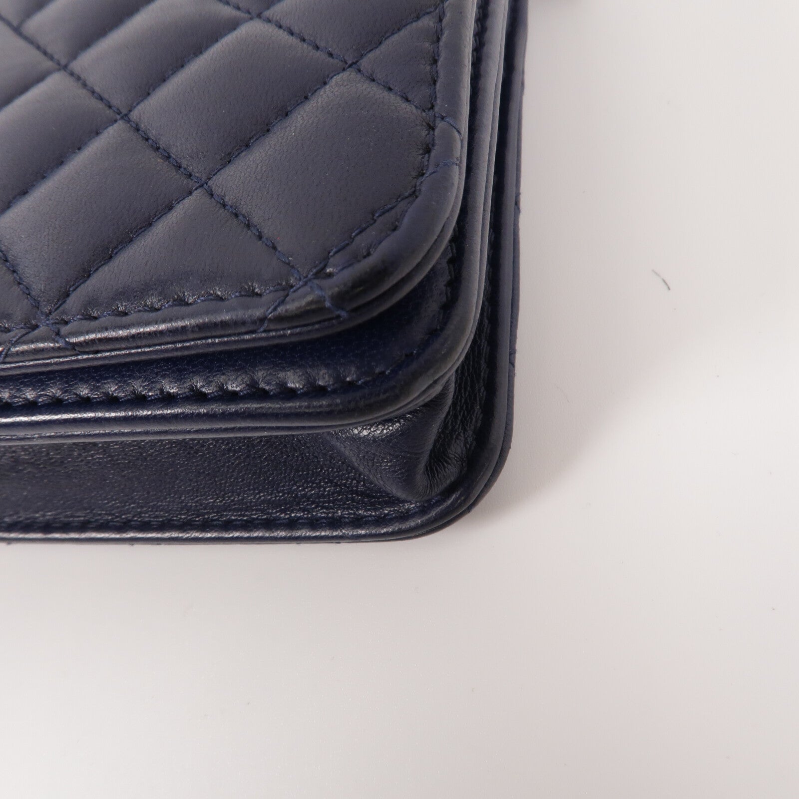 CHANEL 羊皮皮革WOC Wallet On Chain鏈帶肩背袋