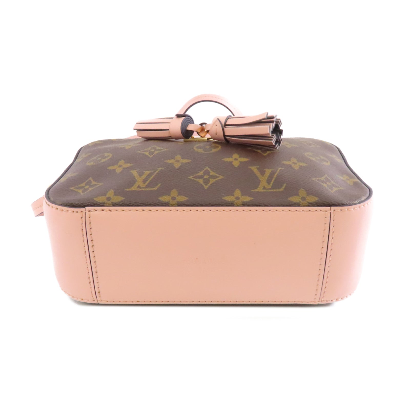LOUIS VUITTON Monogram Saintonge金扣肩背袋啡色/粉紅色