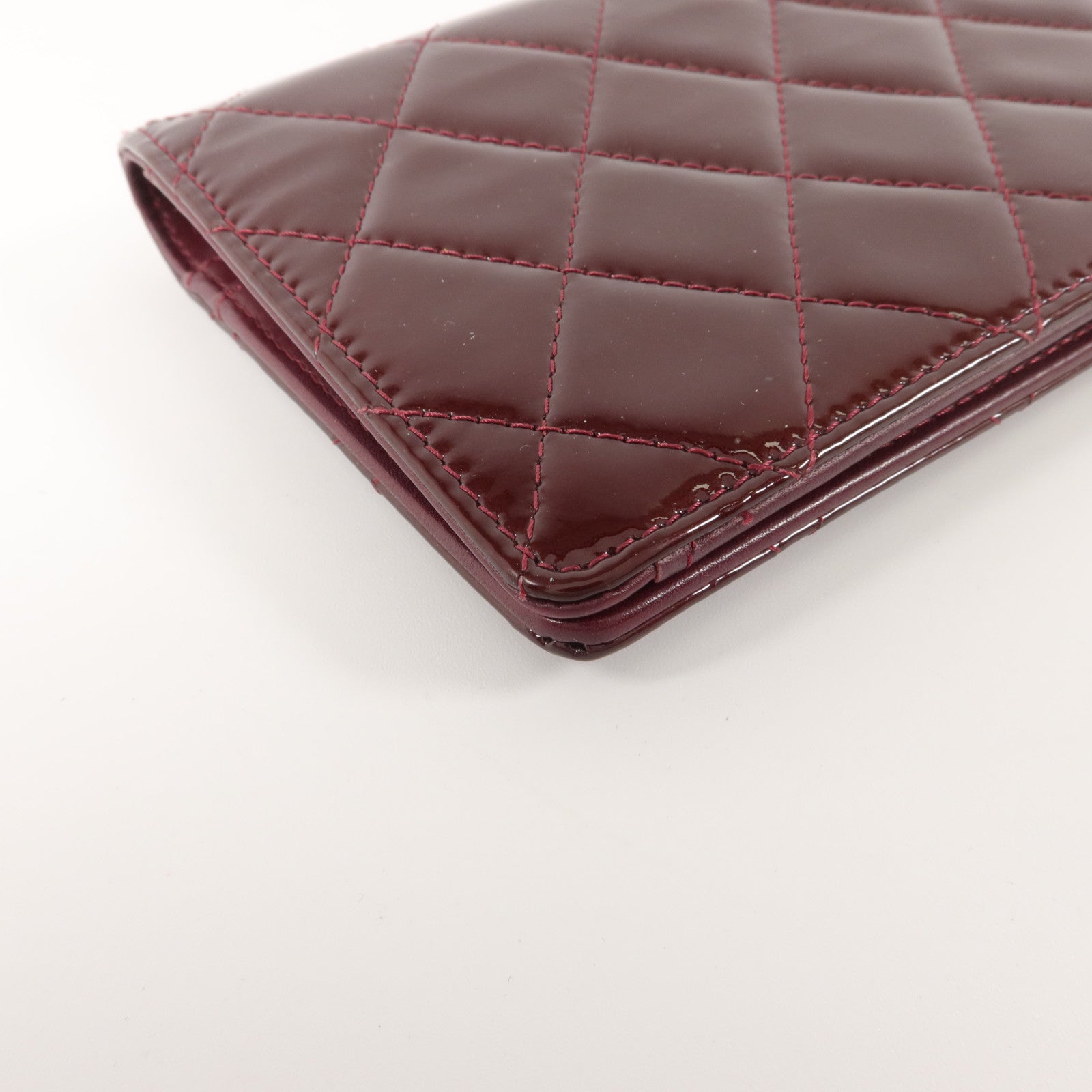 CHANEL 漆皮皮革Long Wallet長錢包
