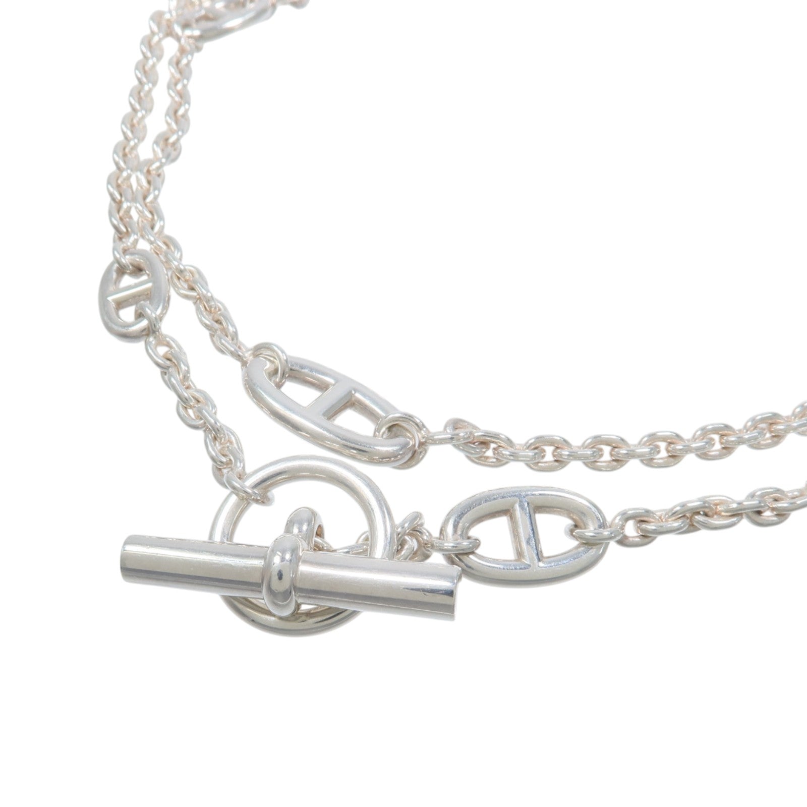 HERMES 925純銀Farandole Long Necklace項鍊