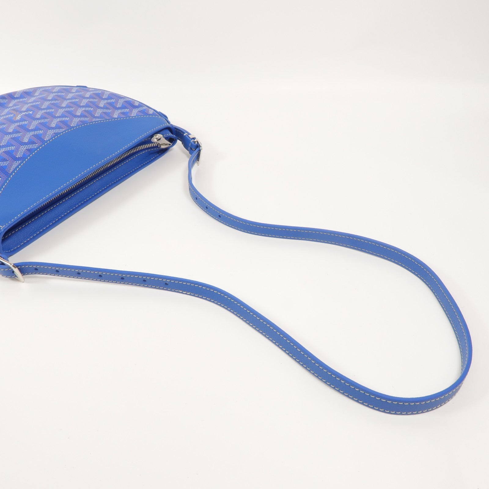 GOYARD Goyardine帆布/皮革Hirondelle Bag肩背袋