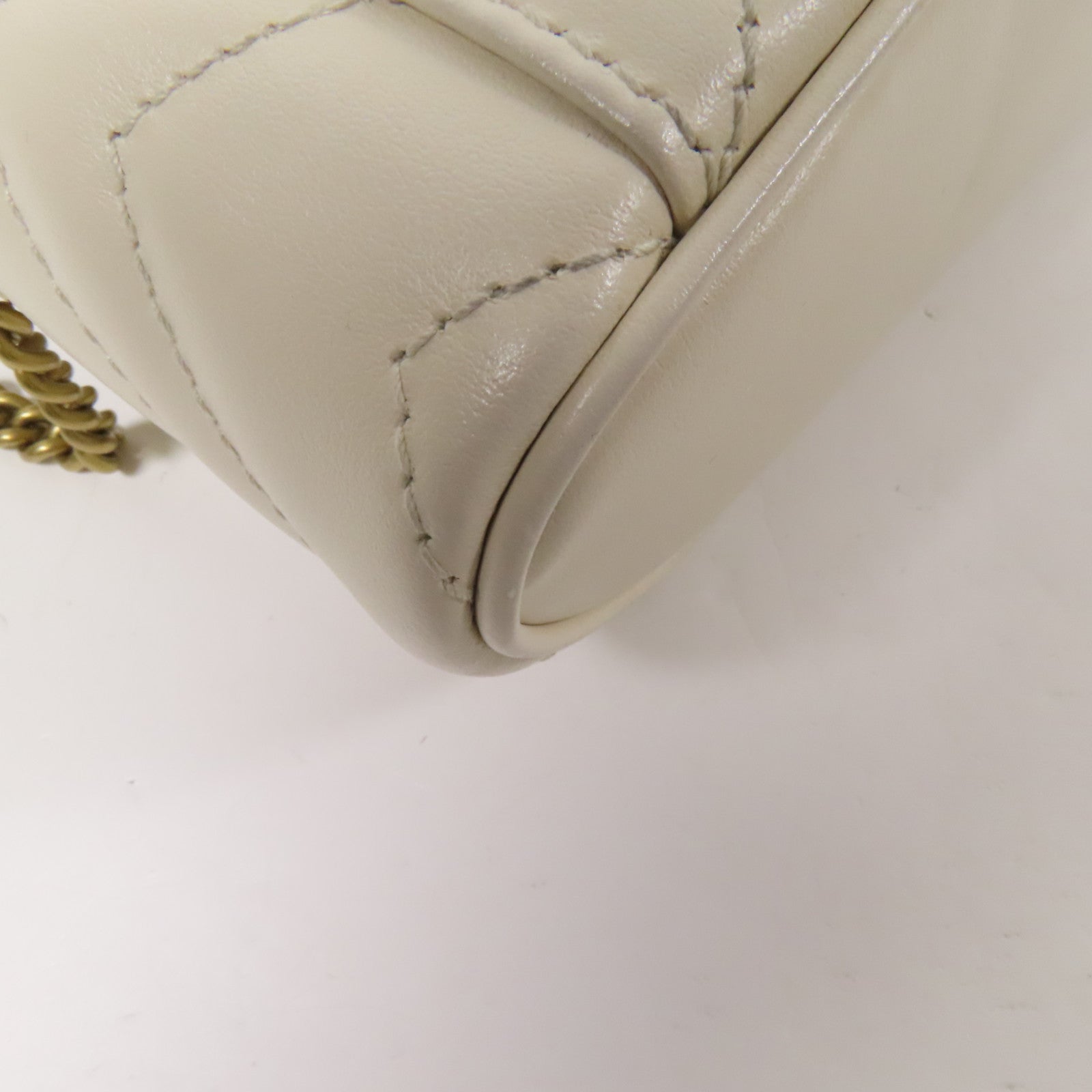 GUCCI 牛皮皮革GG Marmont金扣手挽肩背兩用袋