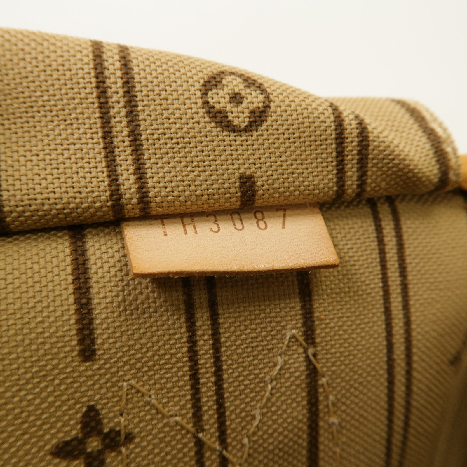 LOUIS VUITTON Monogram Neverfull PM金扣手挽袋啡色